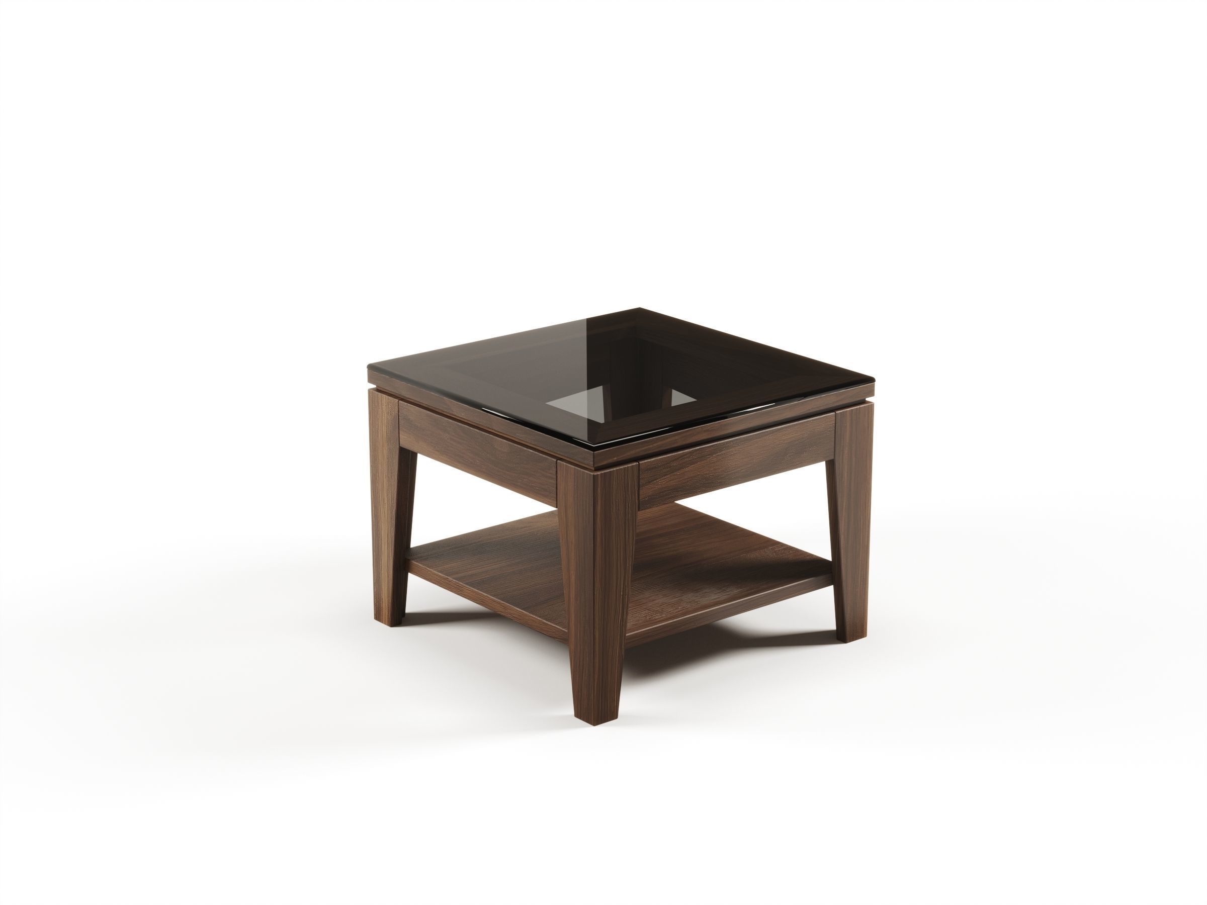 Modern Office Side Coffee Table For Director Free 3D model_1