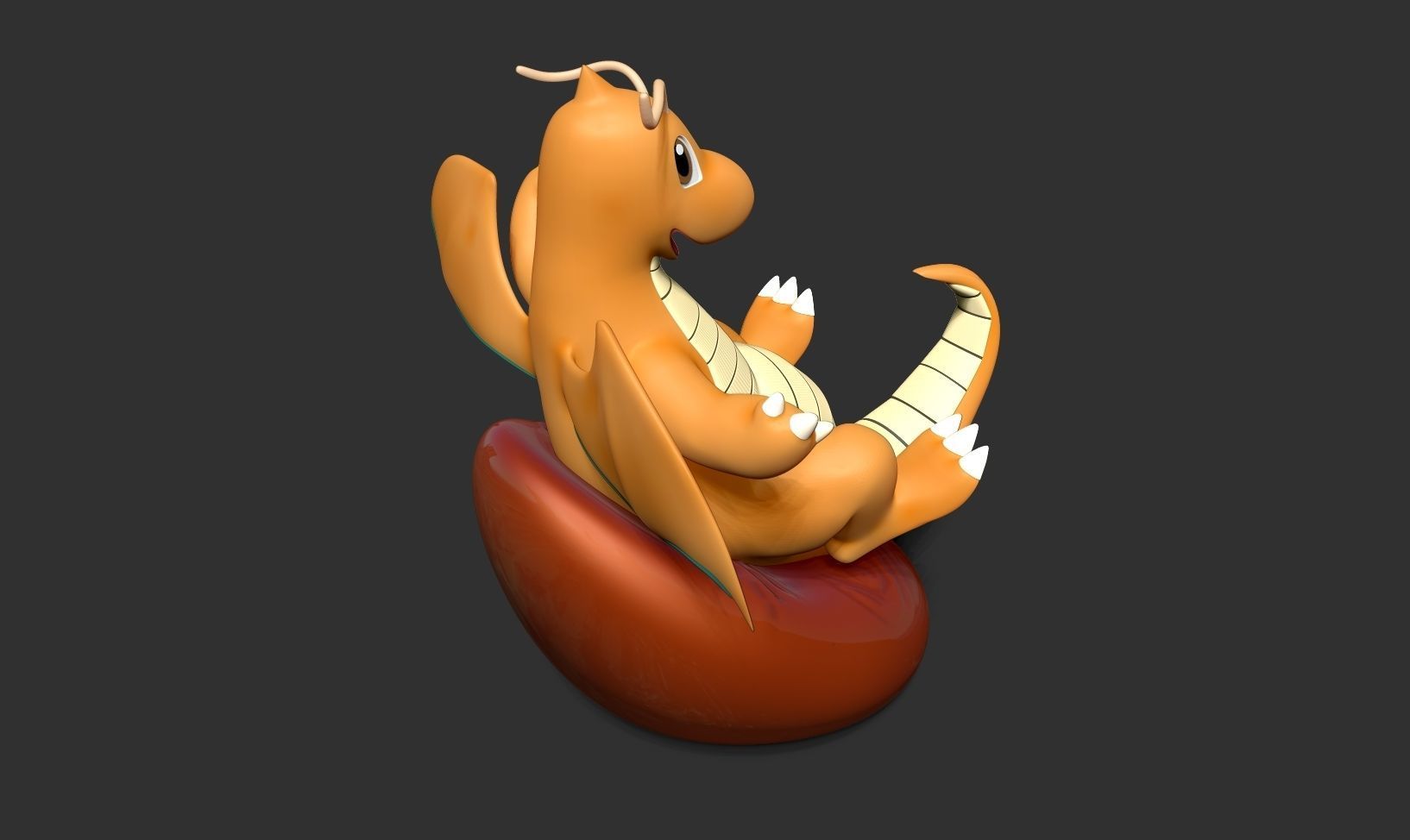 Dragonite - Pokemon Fanart 3D print model_21