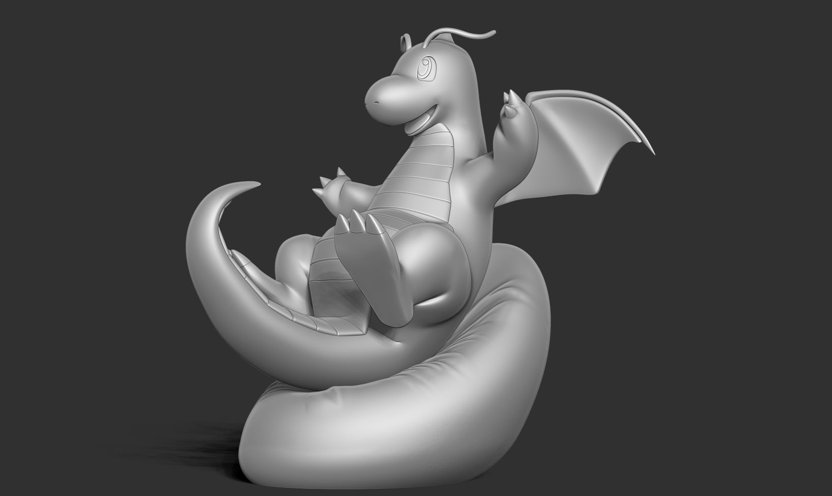 Dragonite - Pokemon Fanart 3D print model_14