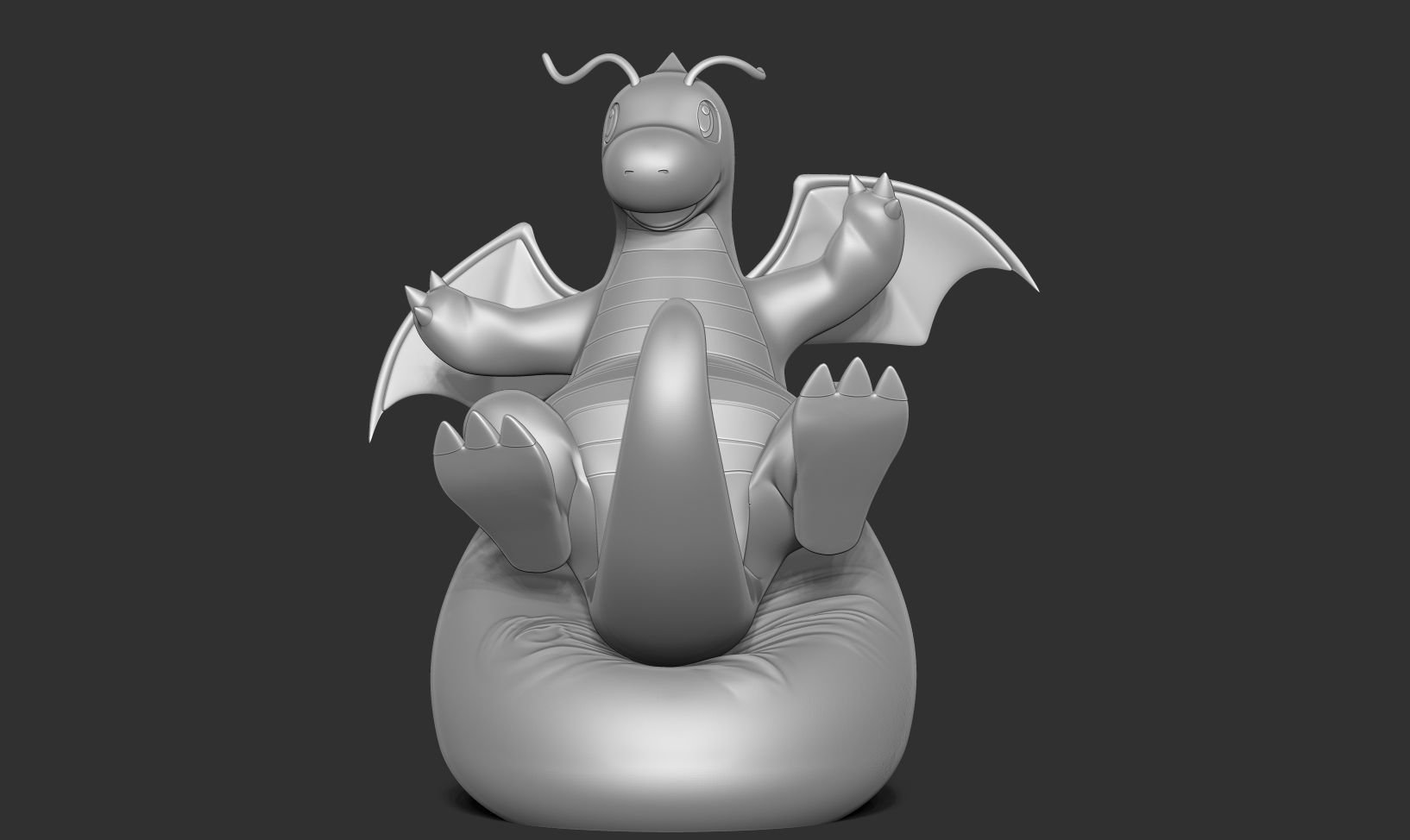 Dragonite - Pokemon Fanart 3D print model_12