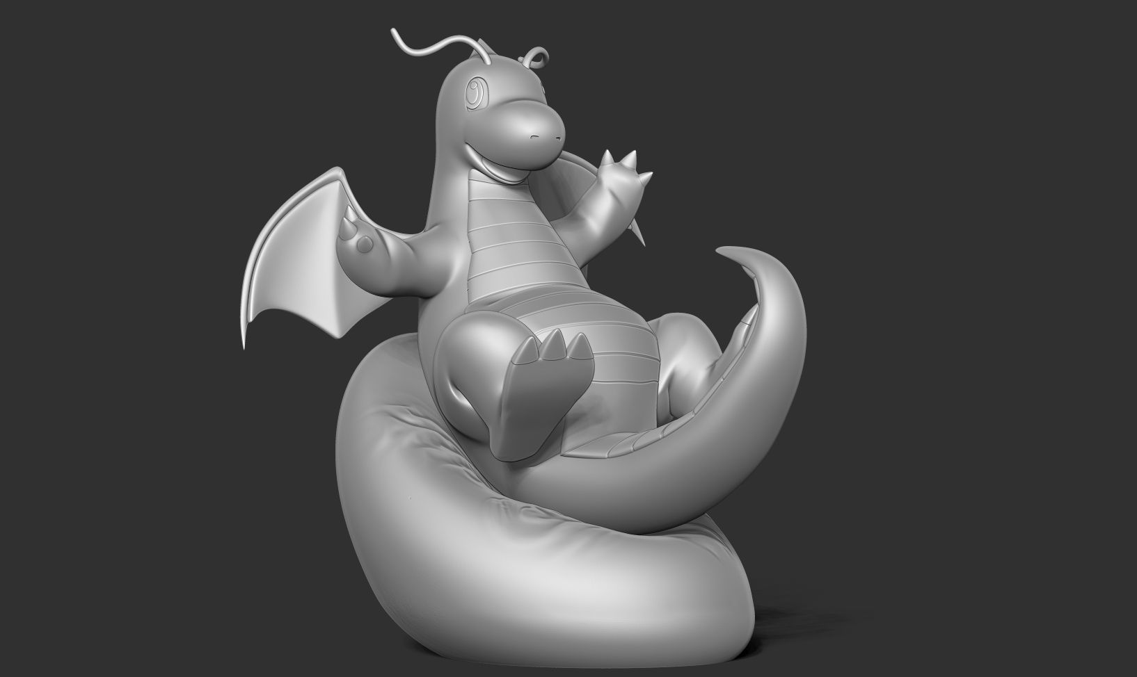Dragonite - Pokemon Fanart 3D print model_16