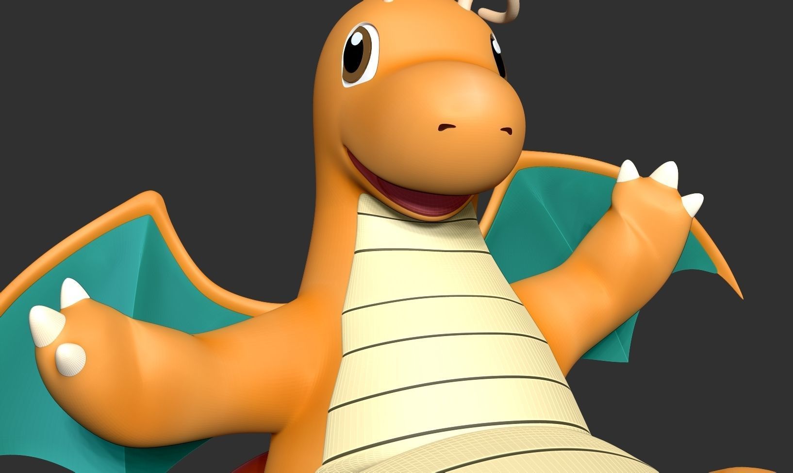 Dragonite - Pokemon Fanart 3D print model_10