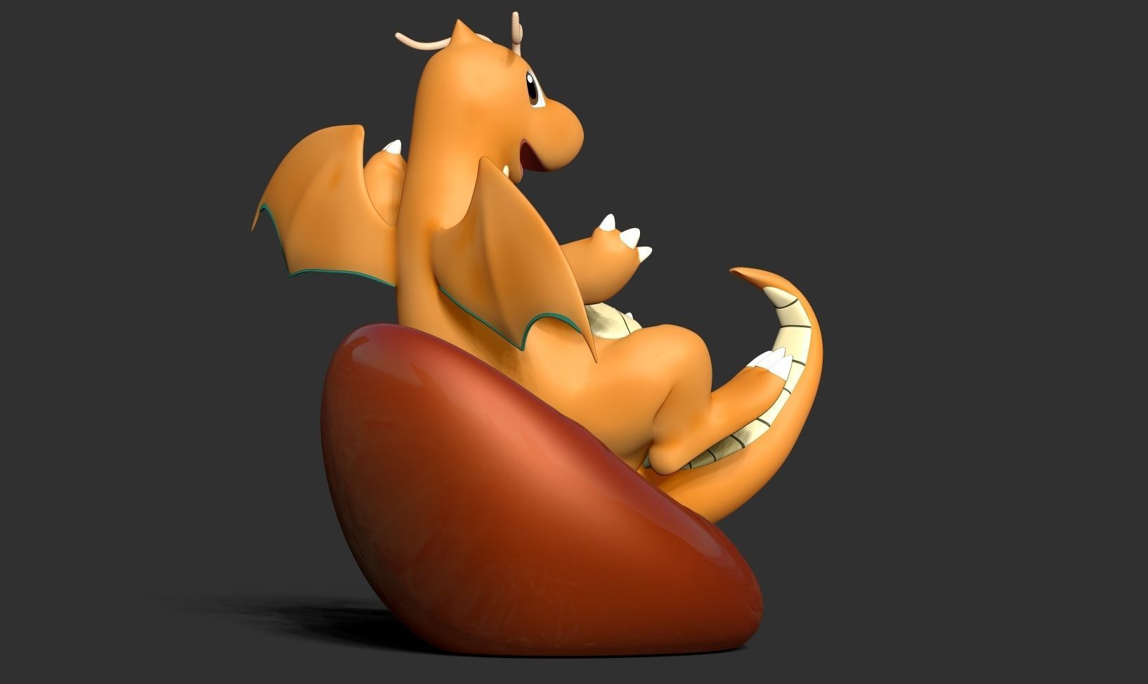 Dragonite - Pokemon Fanart 3D print model_7
