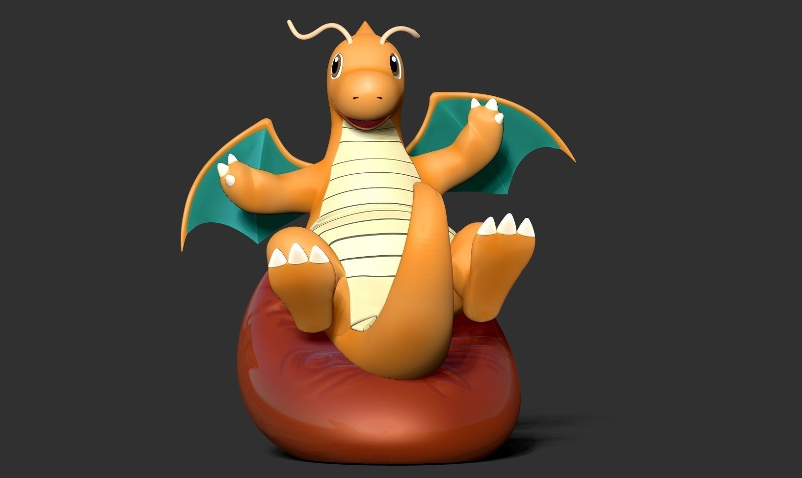 Dragonite - Pokemon Fanart 3D print model_11