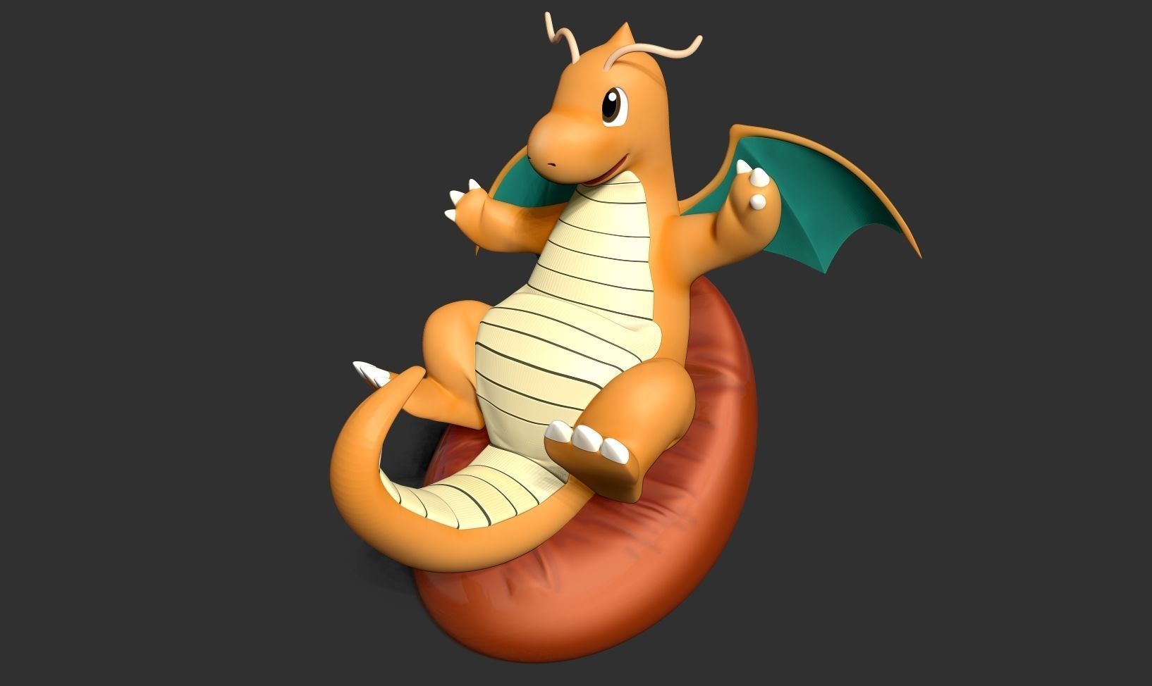 Dragonite - Pokemon Fanart 3D print model_19