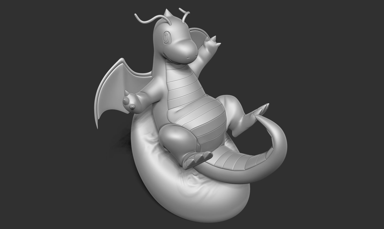 Dragonite - Pokemon Fanart 3D print model_18