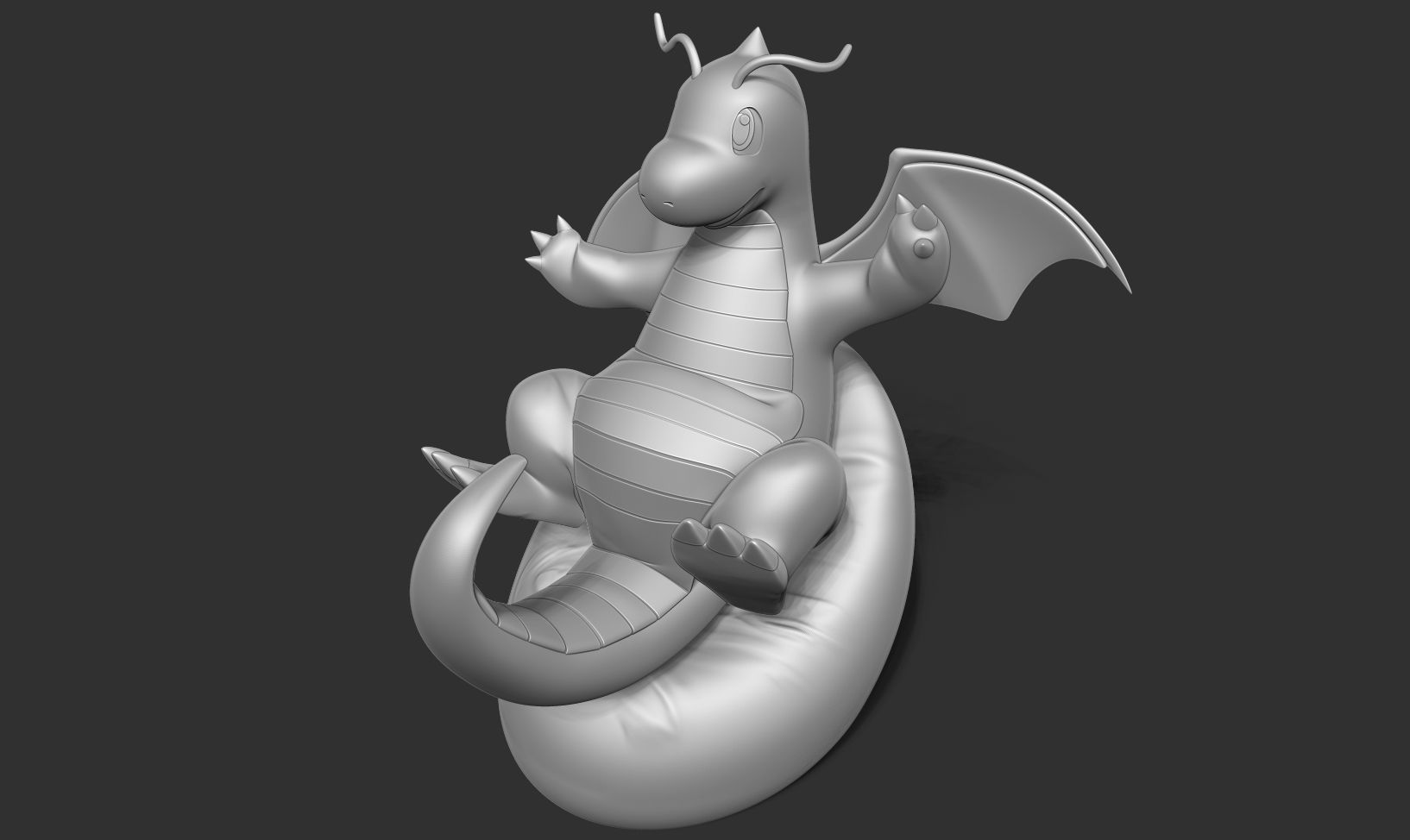 Dragonite - Pokemon Fanart 3D print model_20