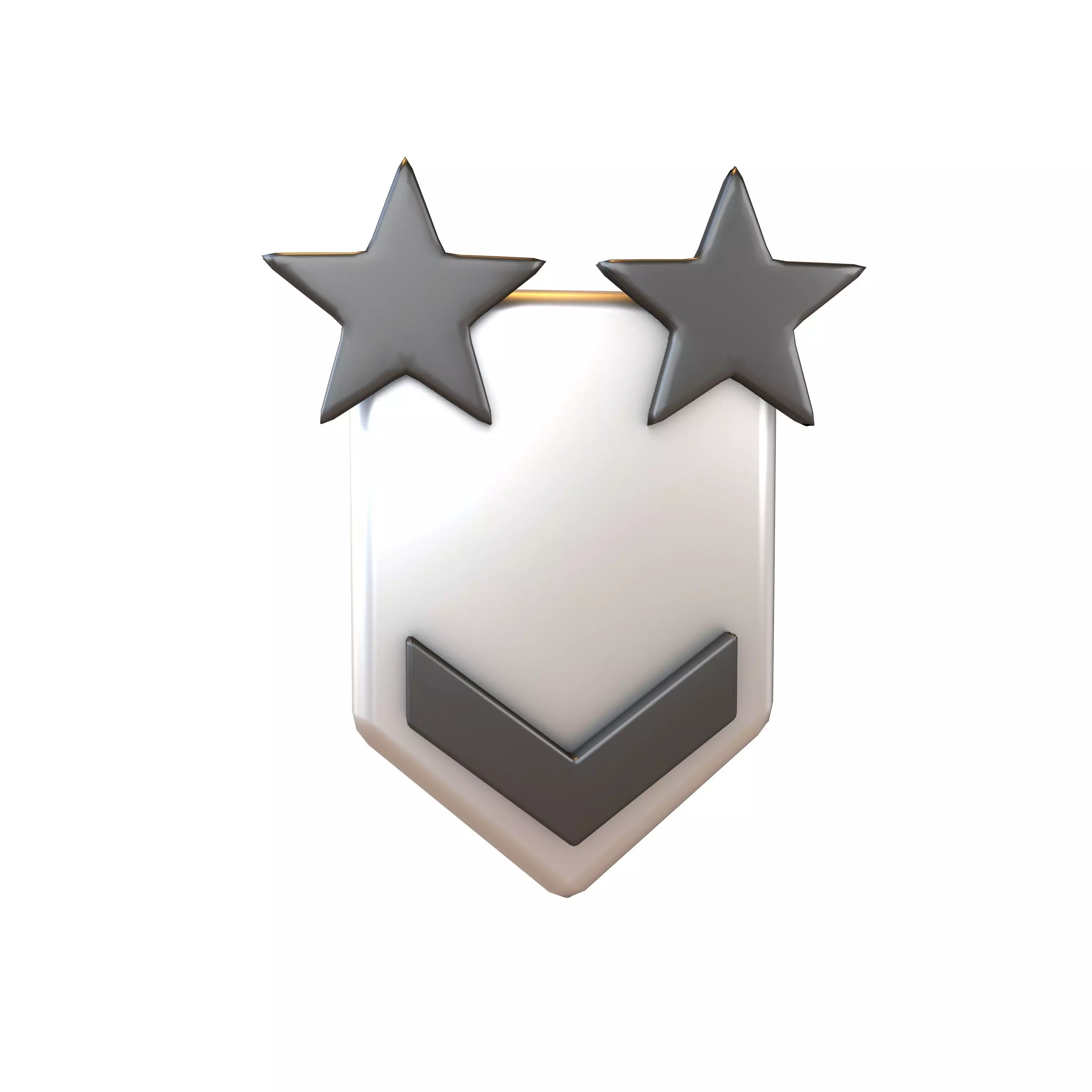 Rank Medal v10 007 Low-poly 3D model_0