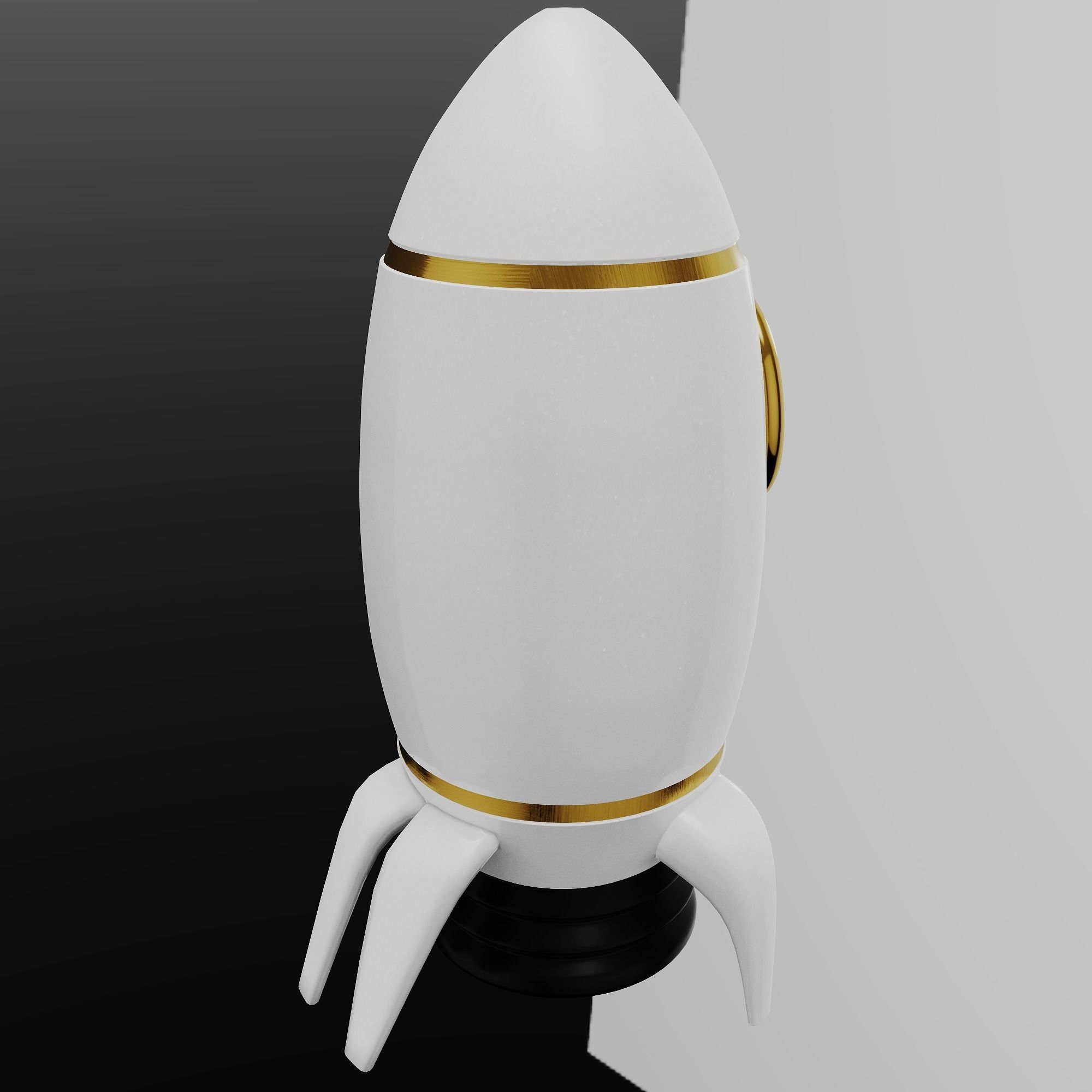 Rocket Dock NSV Decor toy 3D model_3