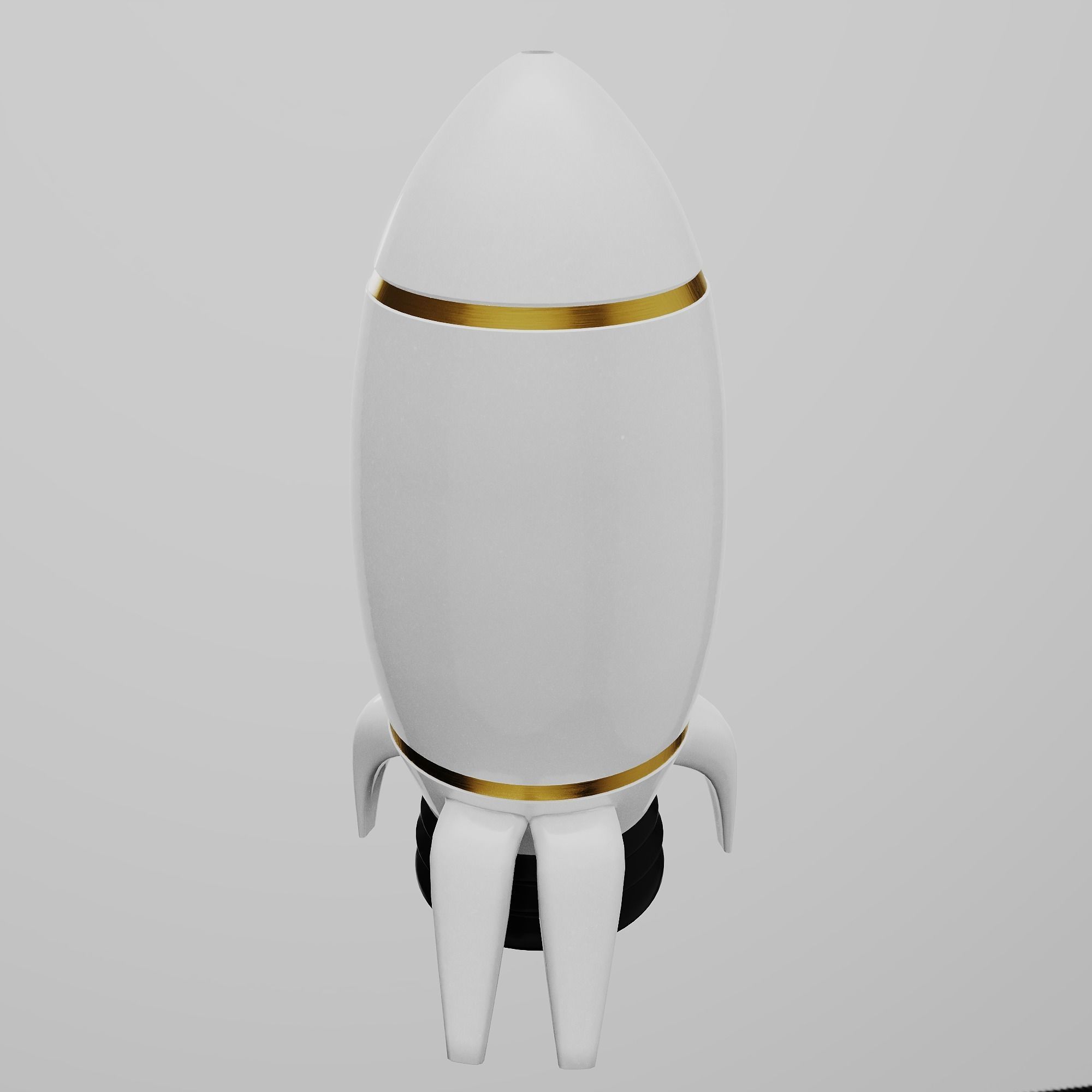 Rocket Dock NSV Decor toy 3D model_2