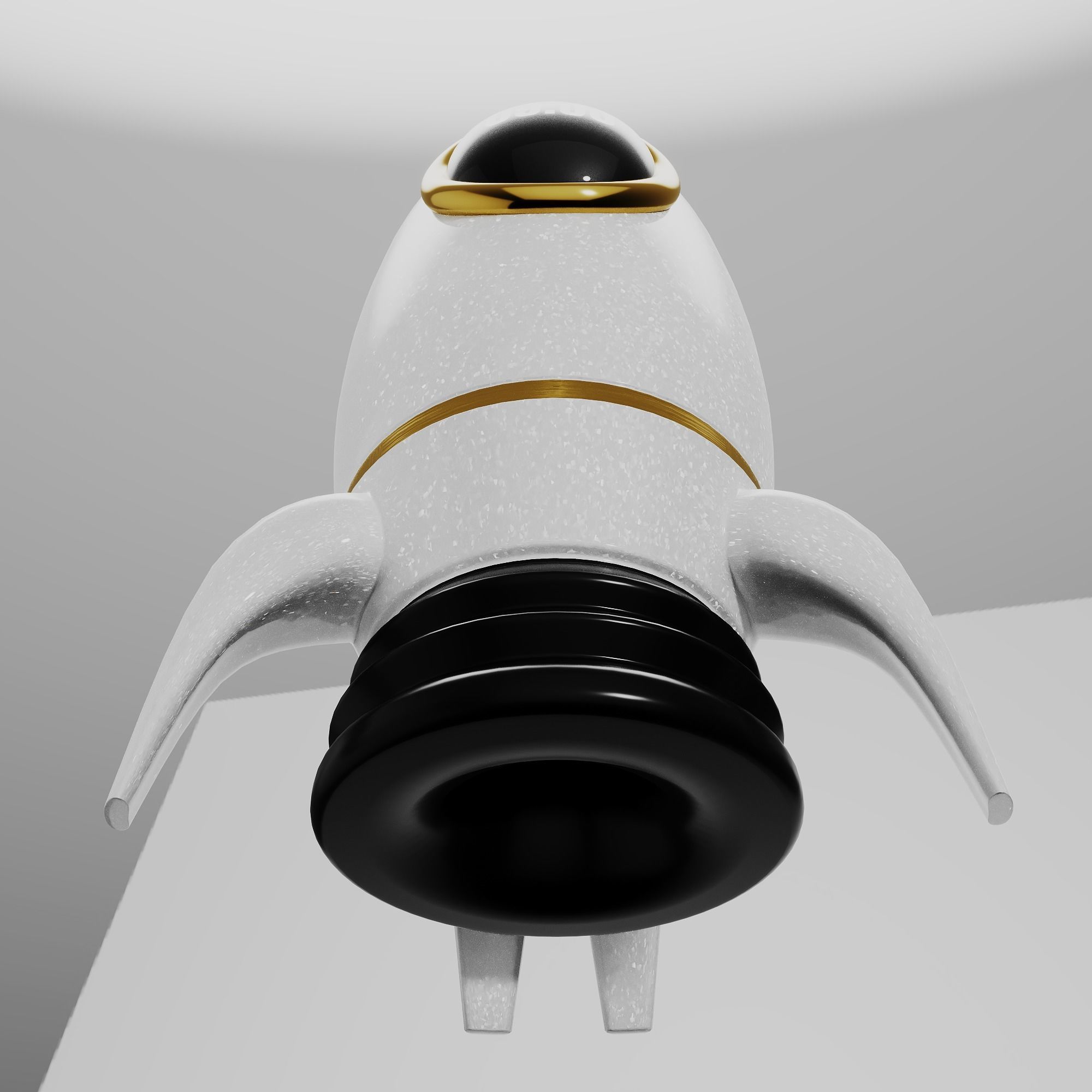Rocket Dock NSV Decor toy 3D model_5
