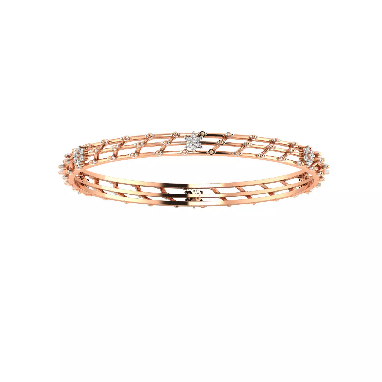 Women Bangle Bracelet STL JCD Render Details 3D print model_0