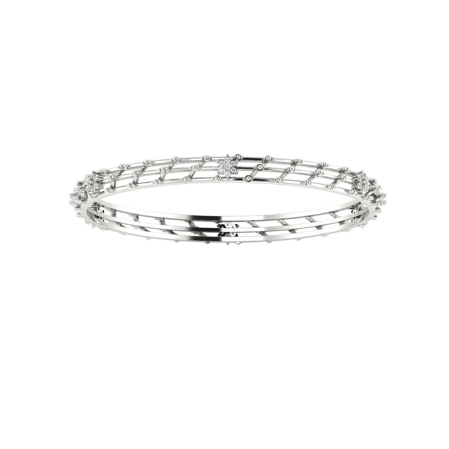 Women Bangle Bracelet STL JCD Render Details 3D print model_12