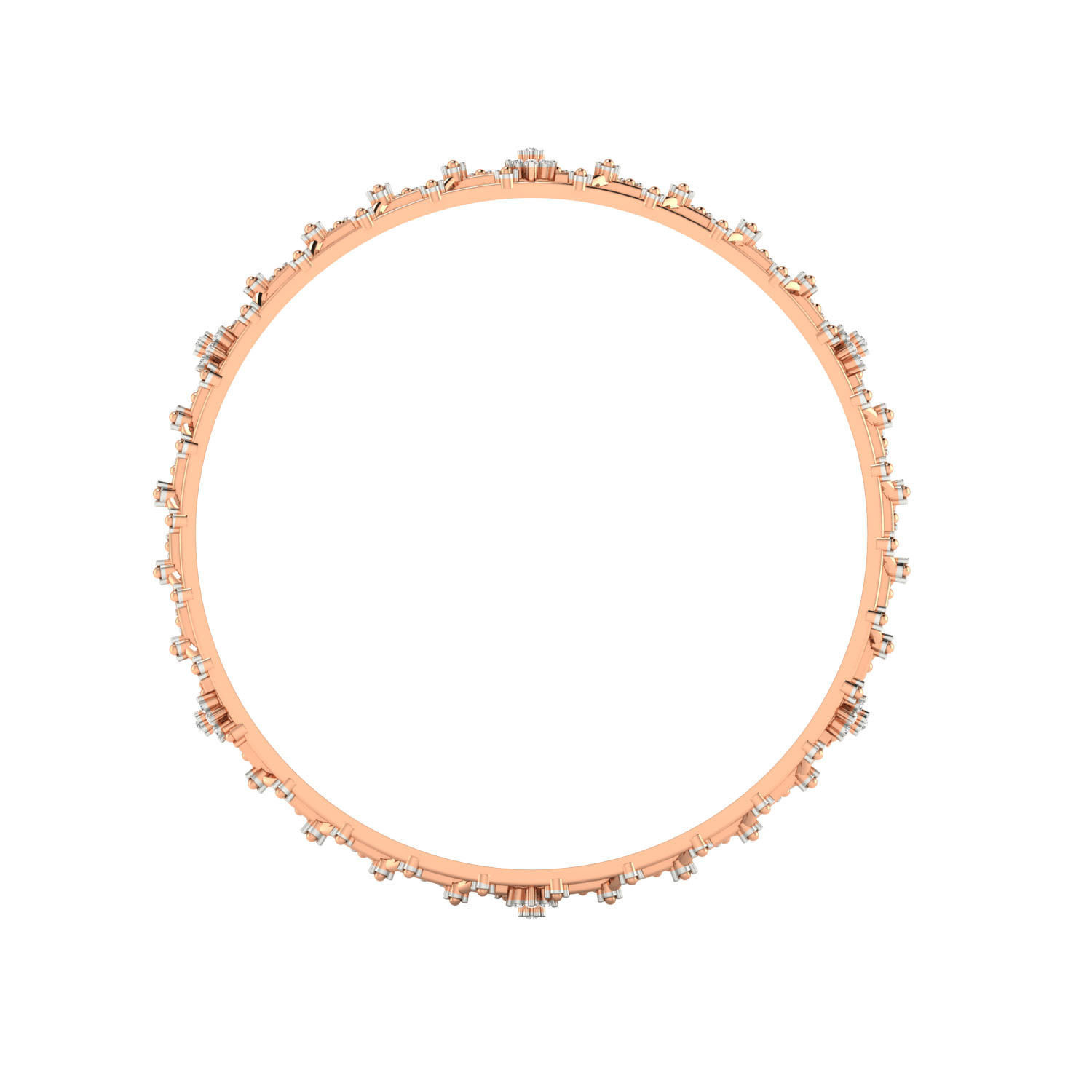 Women Bangle Bracelet STL JCD Render Details 3D print model_6