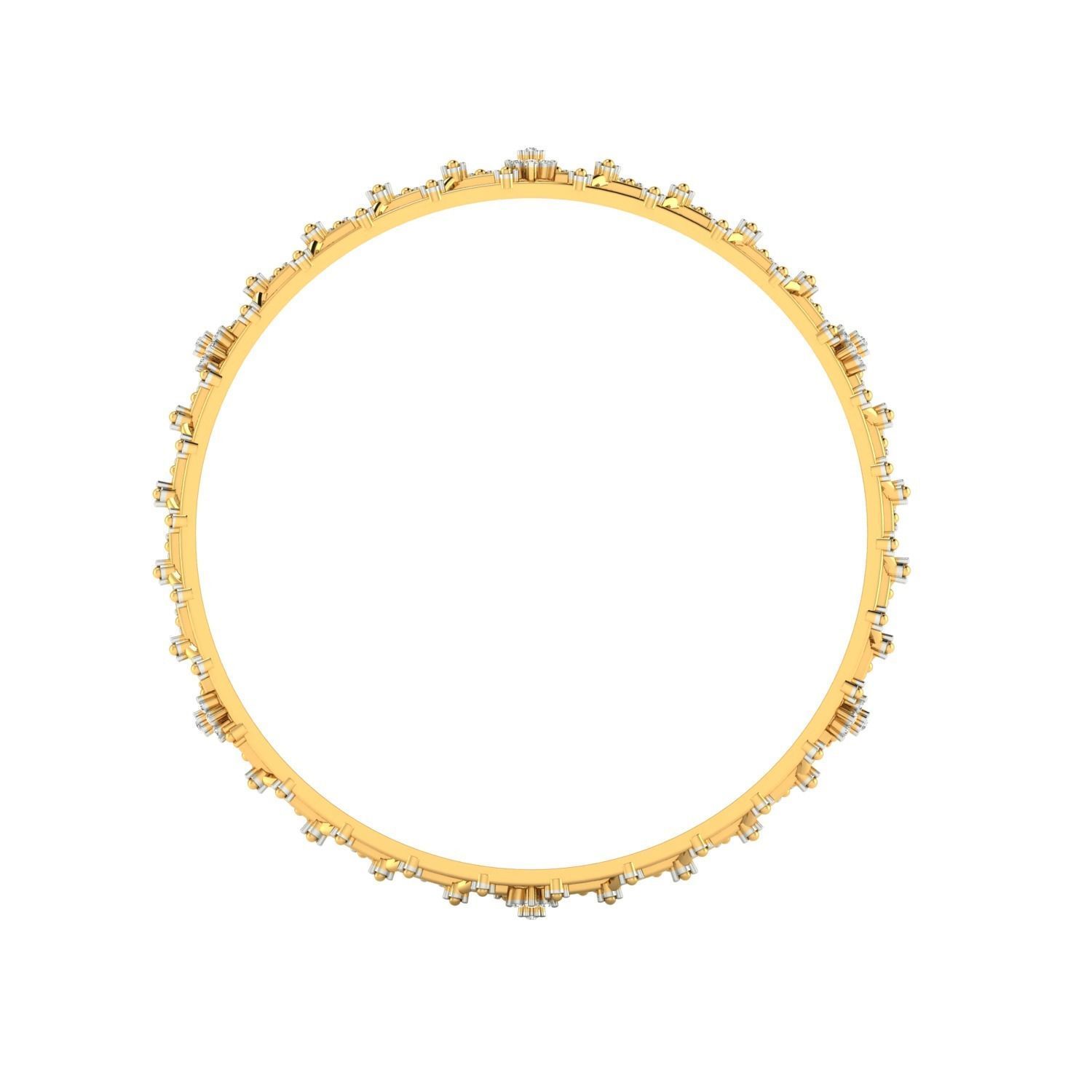 Women Bangle Bracelet STL JCD Render Details 3D print model_23