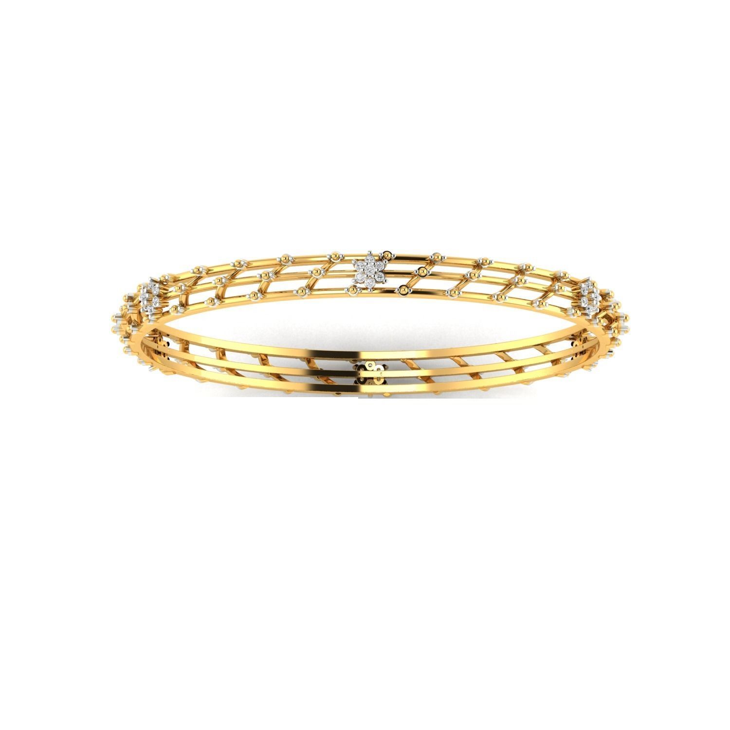 Women Bangle Bracelet STL JCD Render Details 3D print model_21