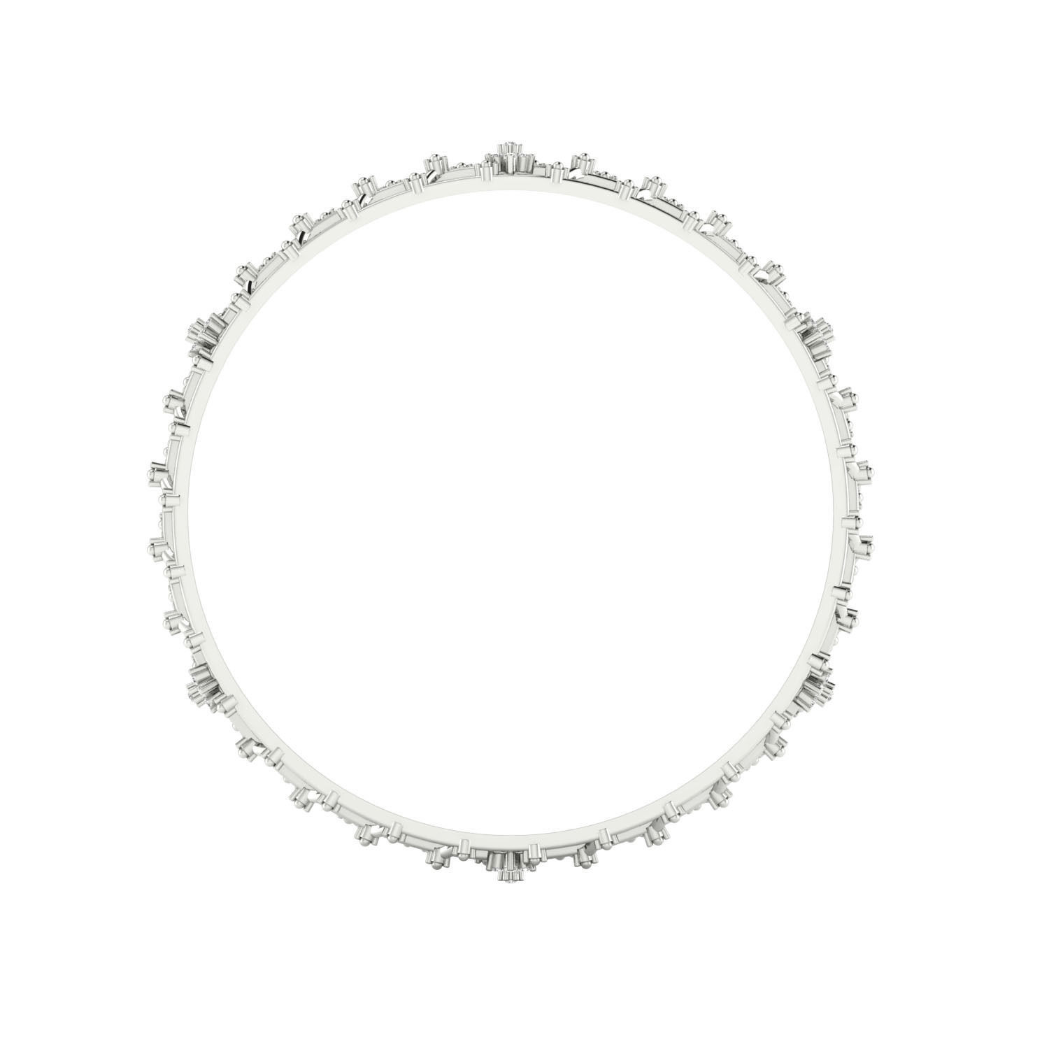 Women Bangle Bracelet STL JCD Render Details 3D print model_14