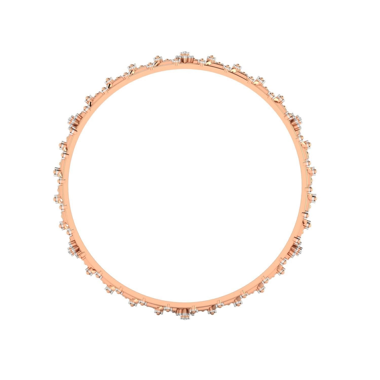 Women Bangle Bracelet STL JCD Render Details 3D print model_7