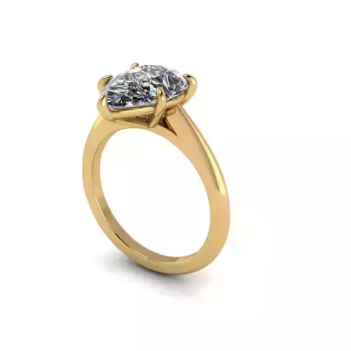 Pear Diamond Ring V1