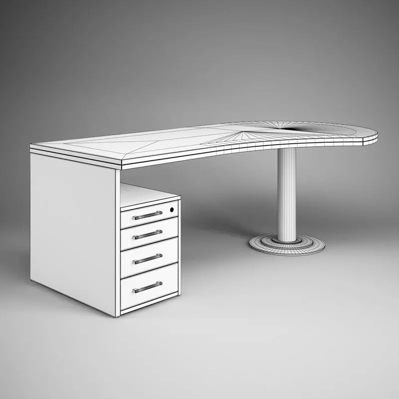 Office Desk 3D model | CGTrader