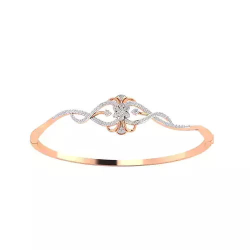 Women Bangle Bracelet STL JCD Render Details