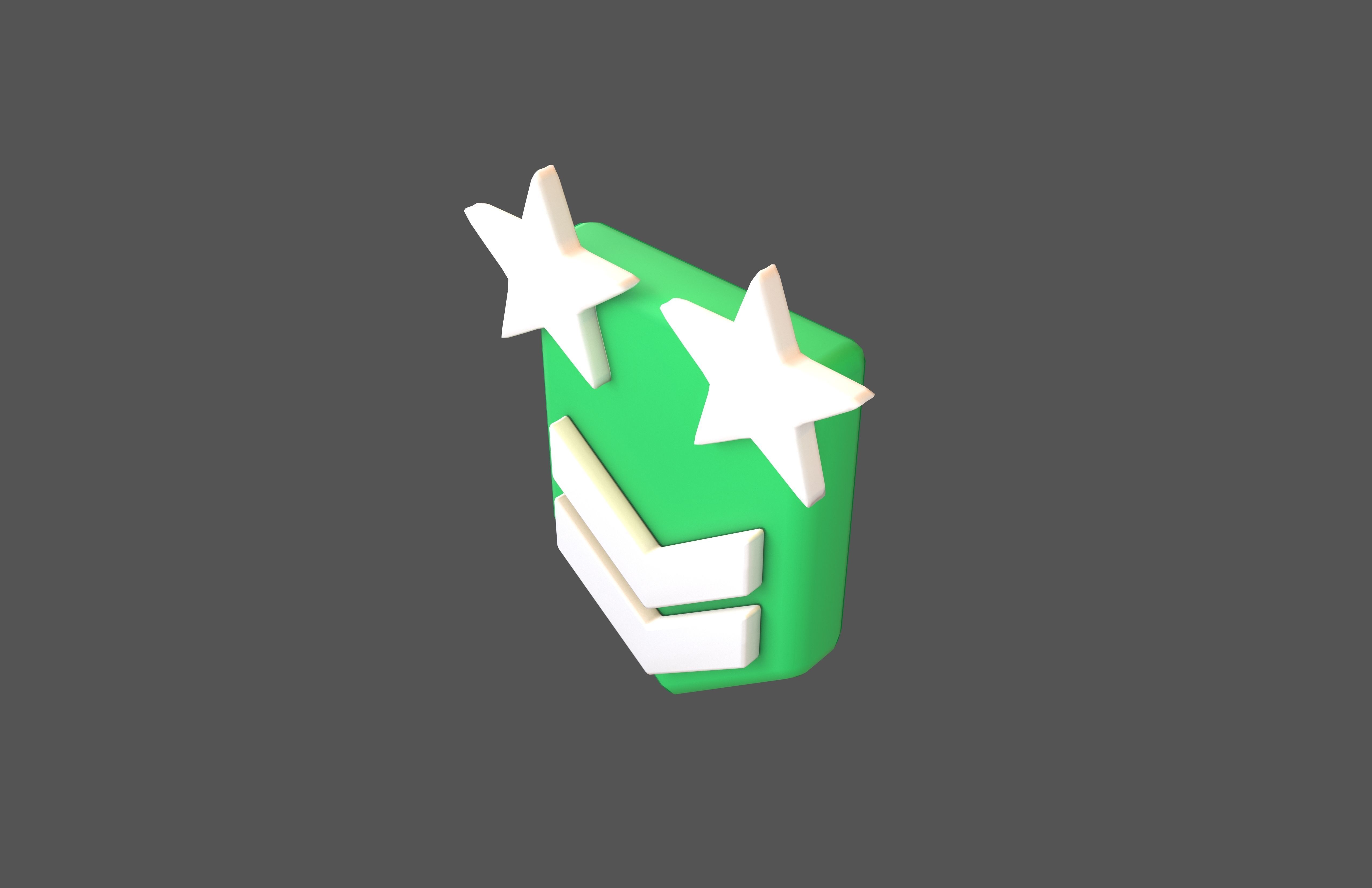 Rank Medal v11 002 Low-poly 3D model_3