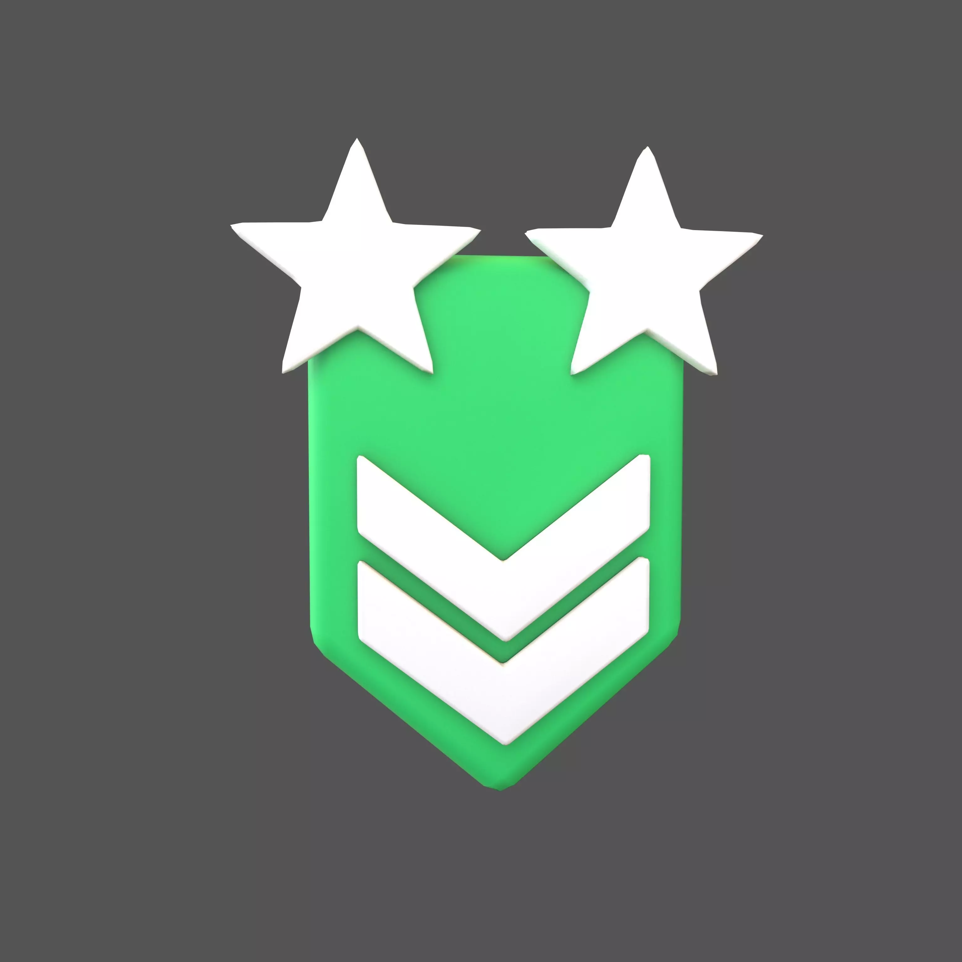 Rank Medal v11 002 Low-poly 3D model_0