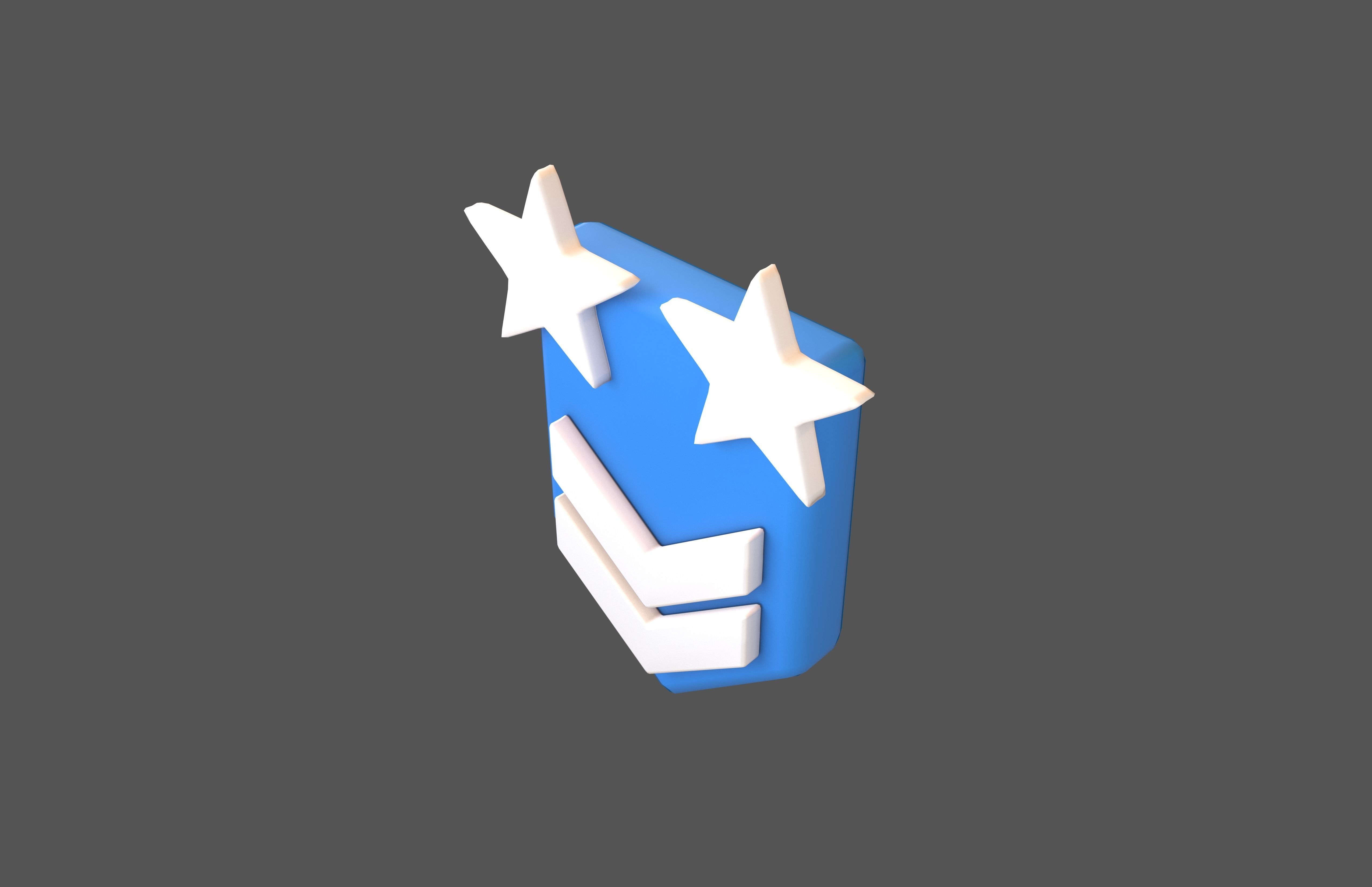 Rank Medal v11 003 Low-poly 3D model_2