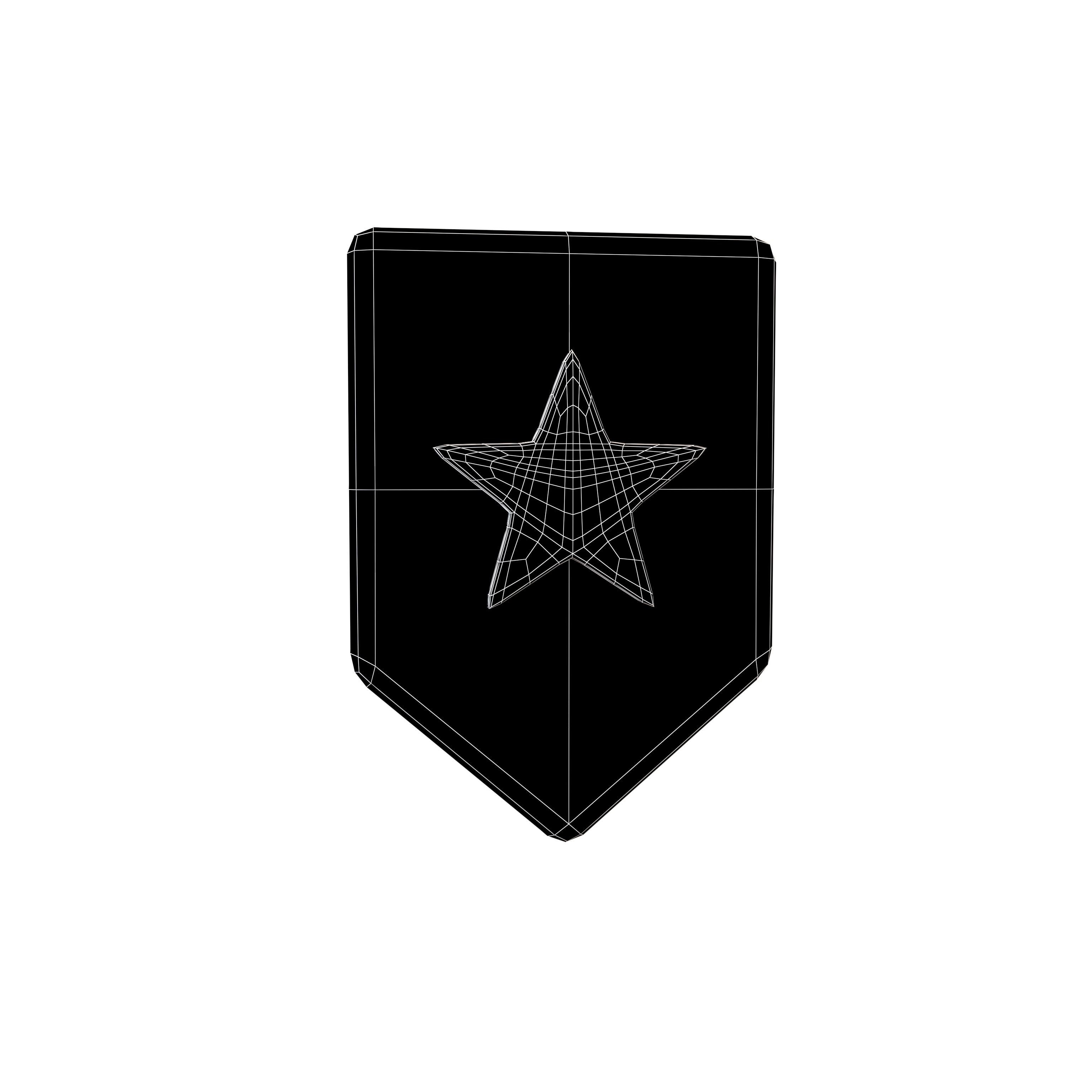 Rank Medal v13 005 Low-poly 3D model_4