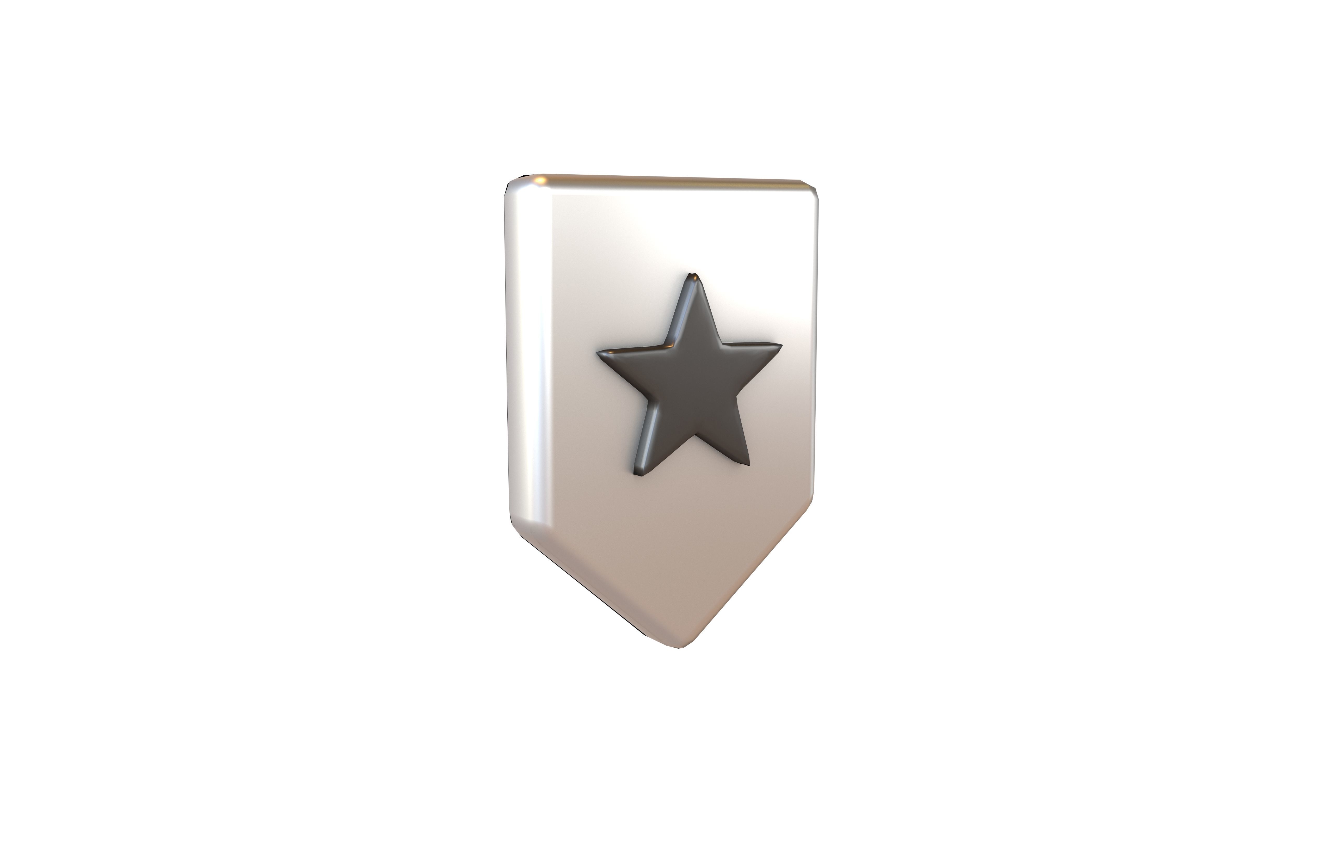 Rank Medal v13 007 Low-poly 3D model_1