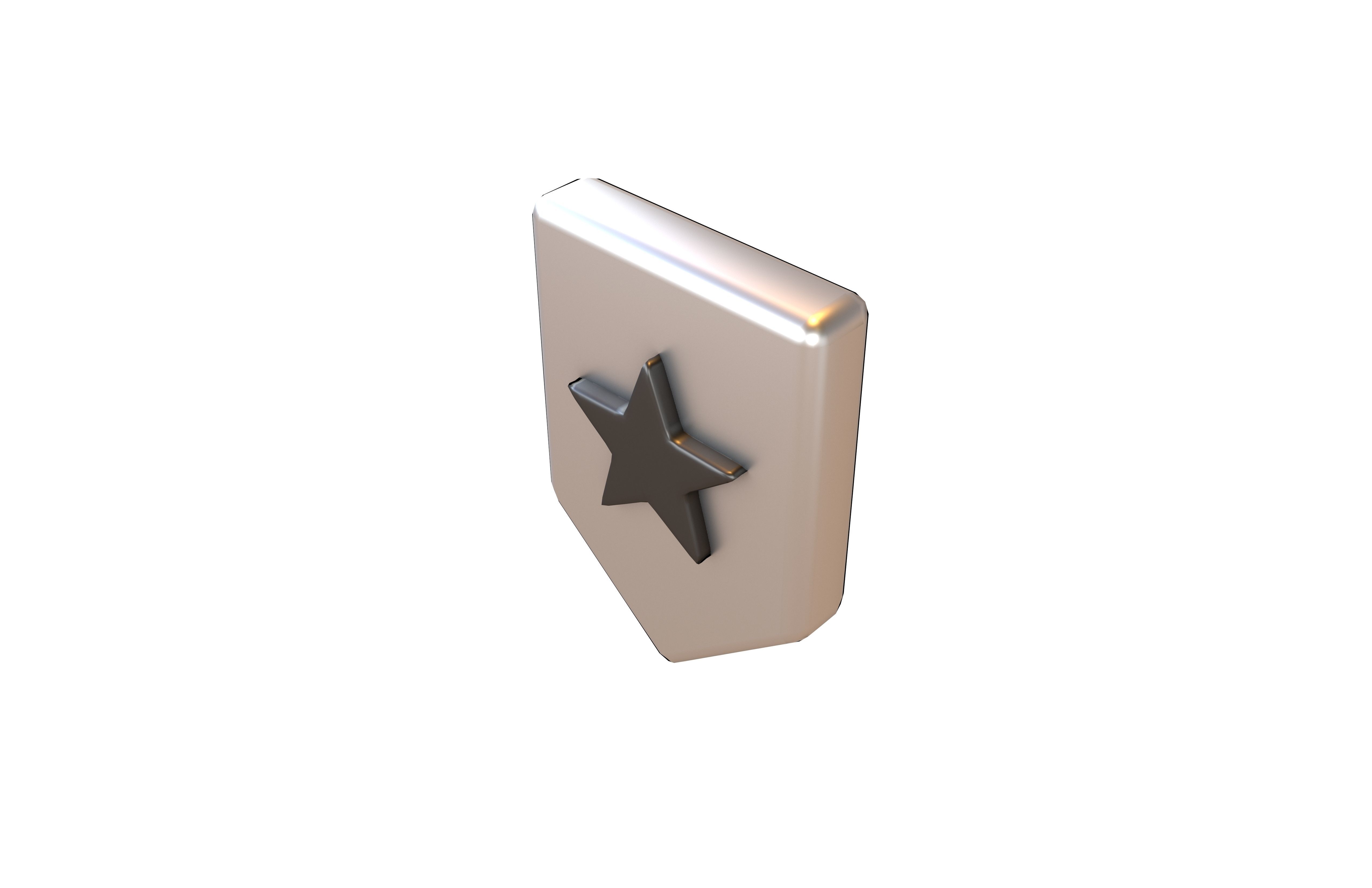 Rank Medal v13 007 Low-poly 3D model_2