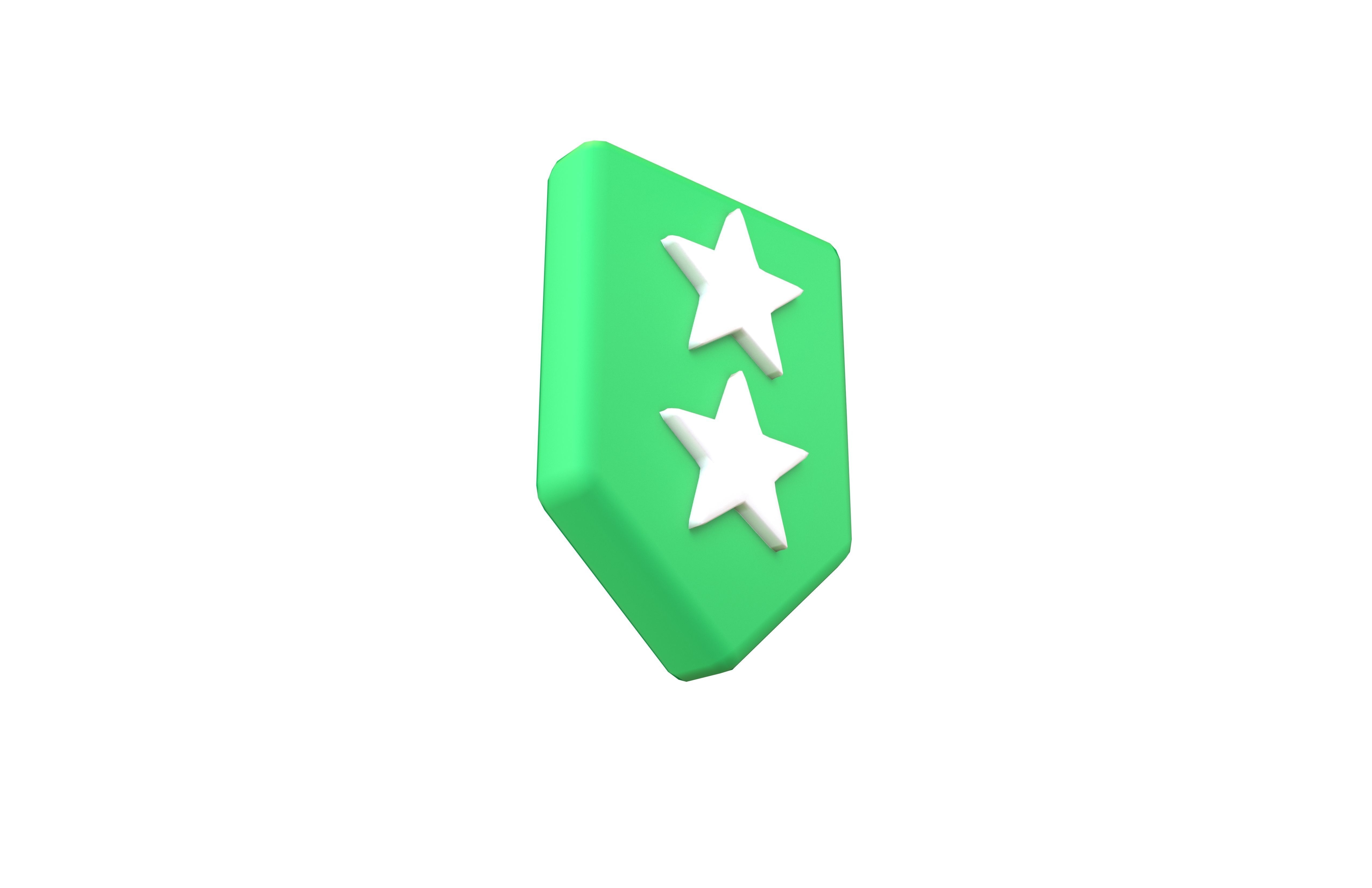 Rank Medal v14 002 Low-poly 3D model_3