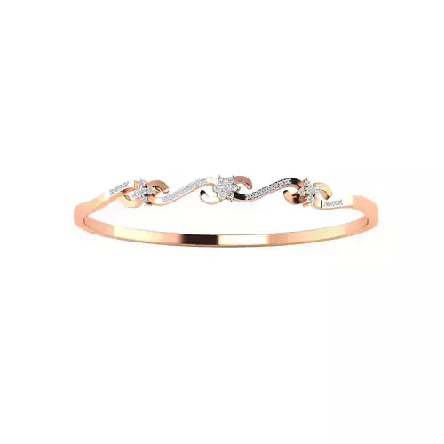 Women Bangle Bracelet STL JCD Render Details
