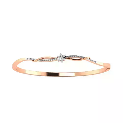 Women Bangle Bracelet STL JCD Render Details