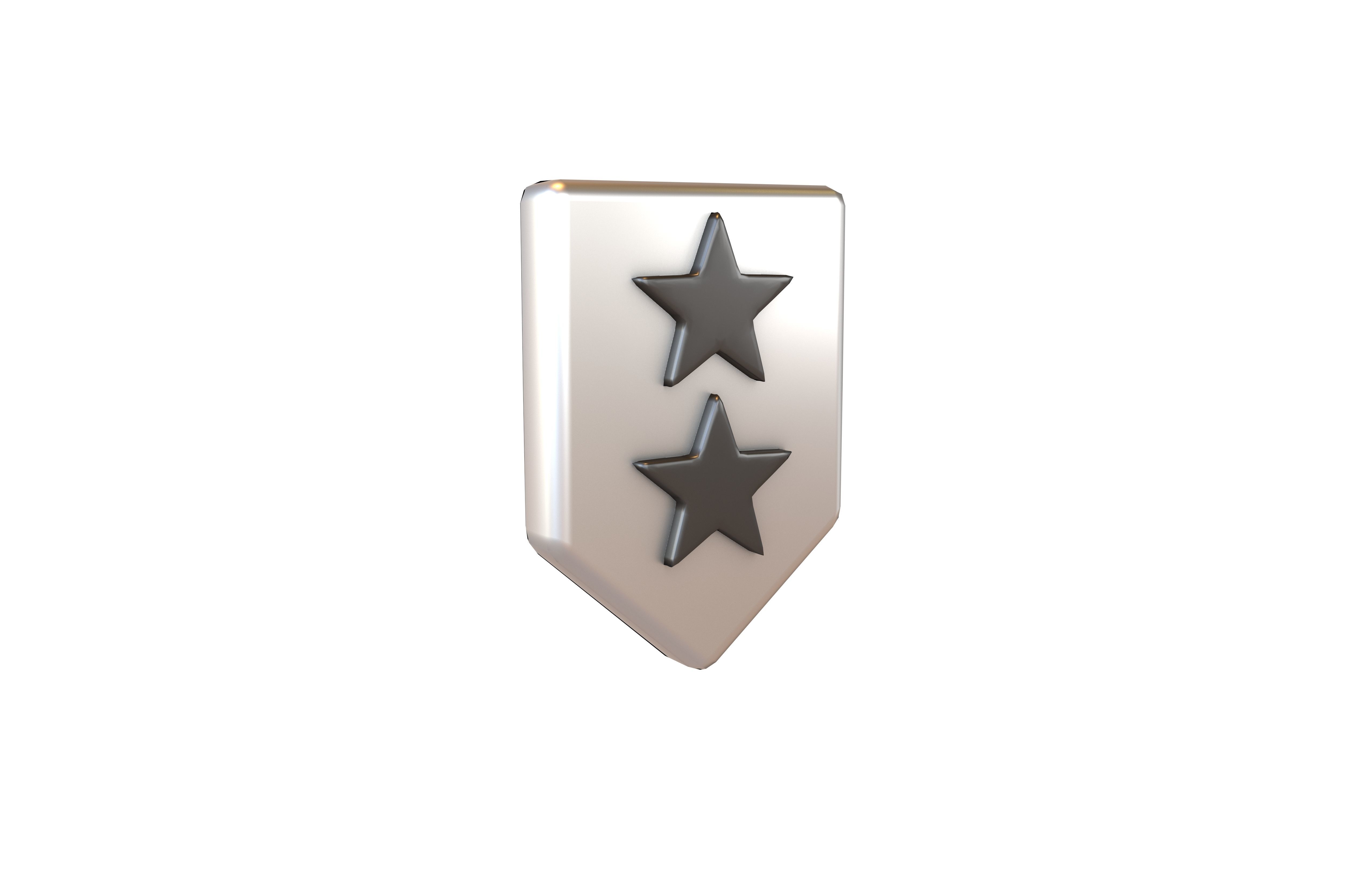Rank Medal v14 007 Low-poly 3D model_1