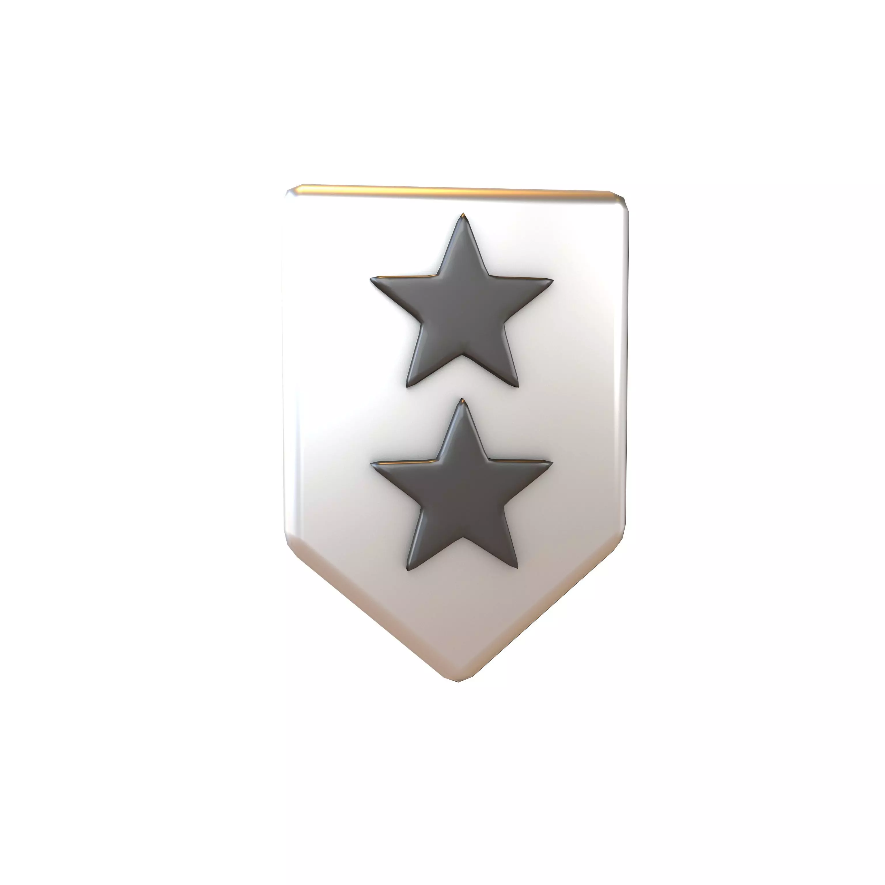 Rank Medal v14 007 Low-poly 3D model_0