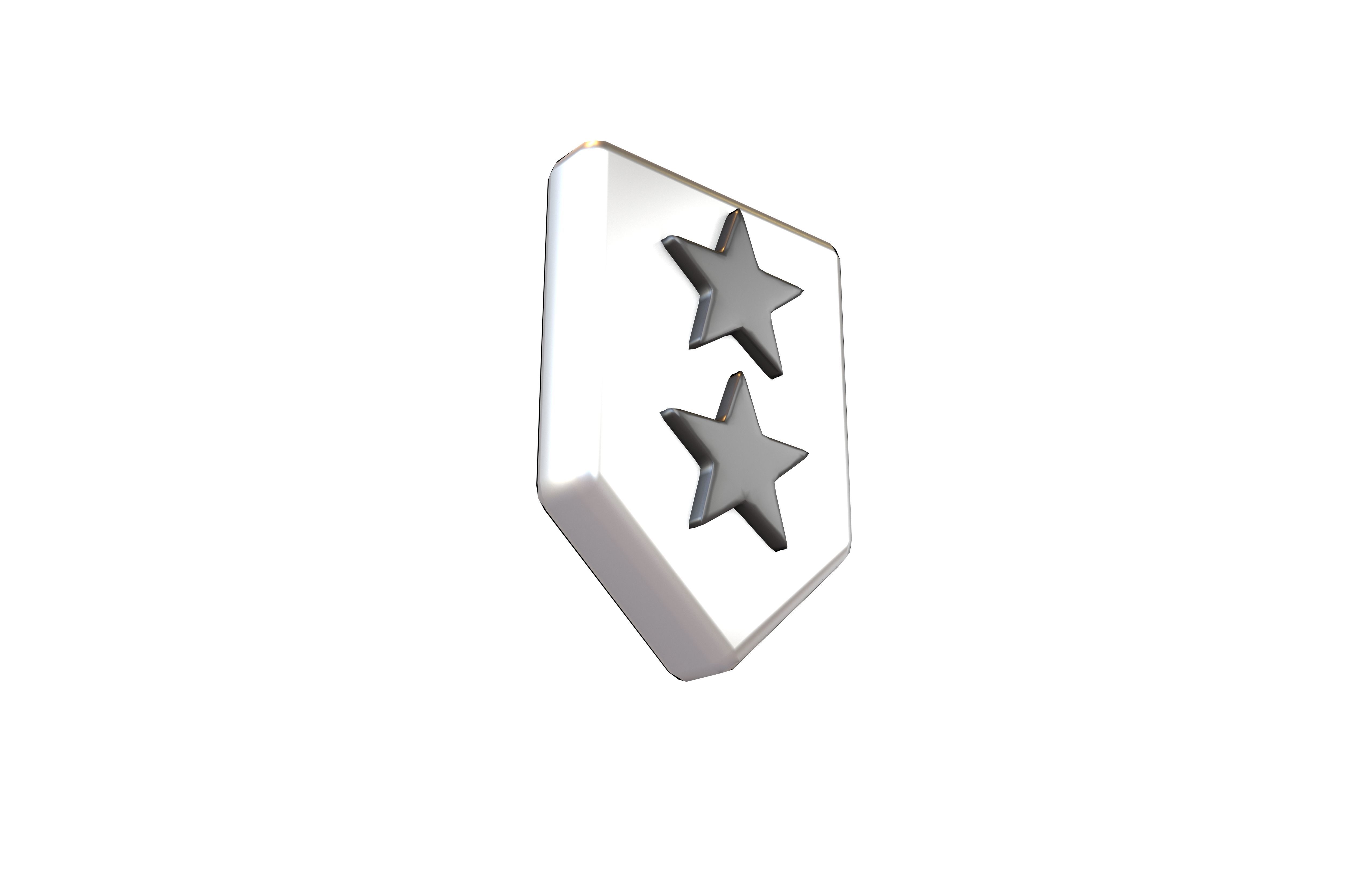 Rank Medal v14 007 Low-poly 3D model_3
