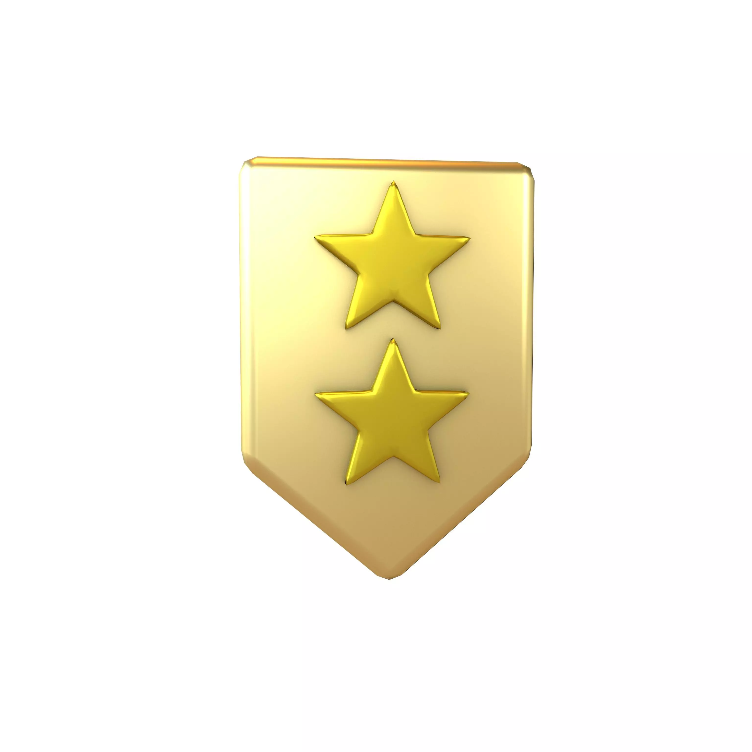 Rank Medal v14 008 Low-poly 3D model