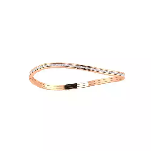 Women Bangle Bracelet STL JCD Render Details