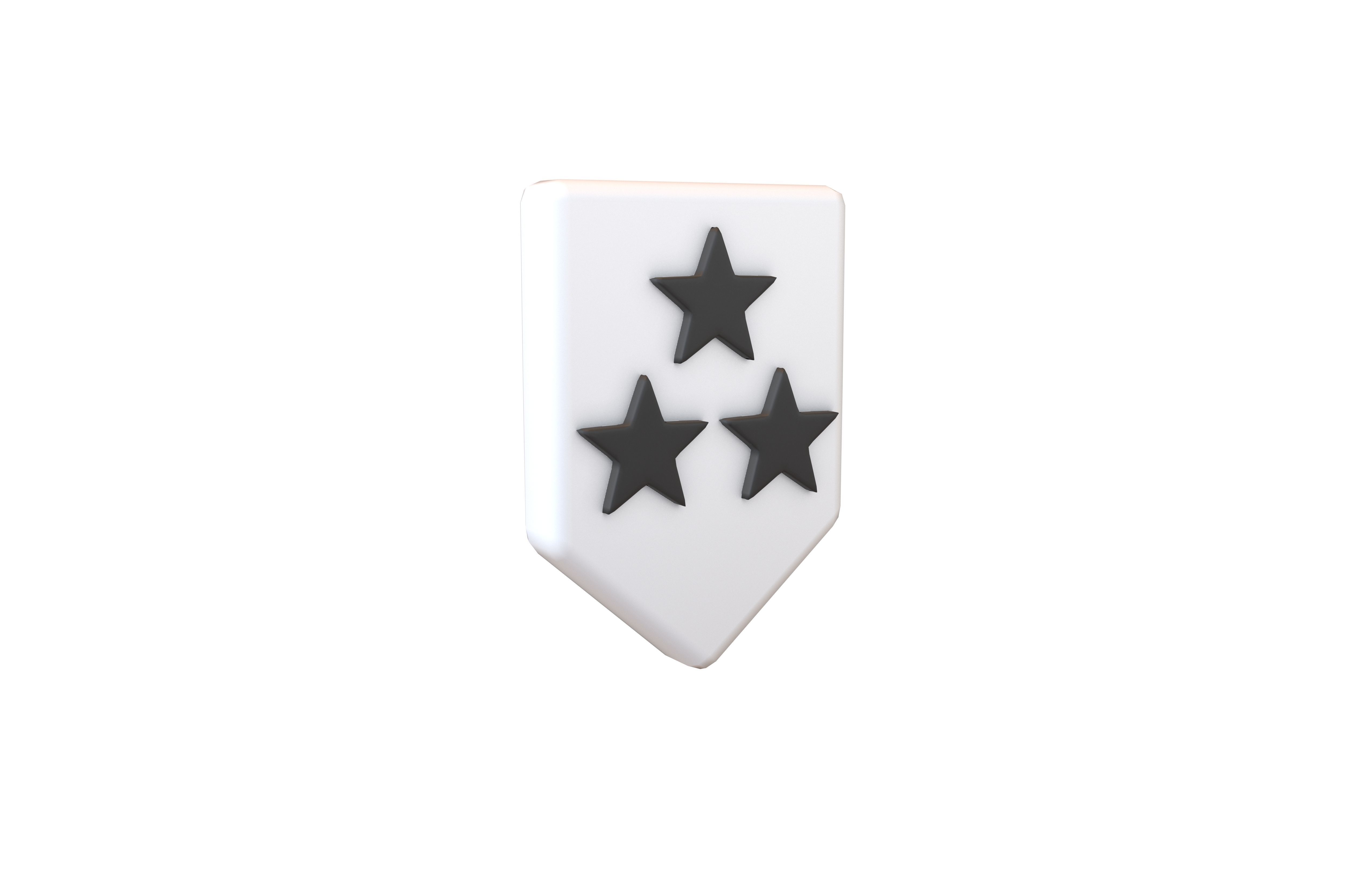 Rank Medal v15 001 Low-poly 3D model_1