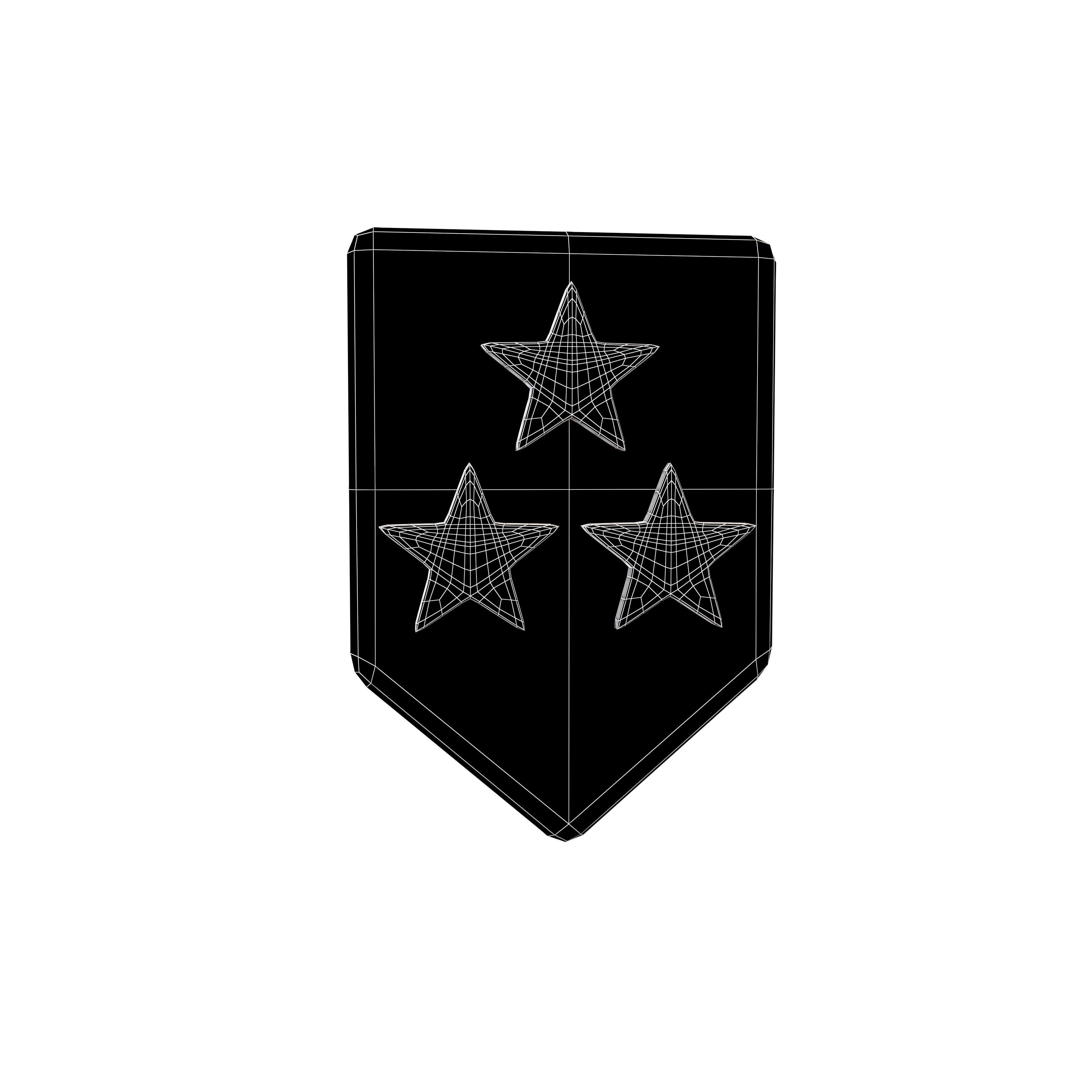 Rank Medal v15 002 Low-poly 3D model_6