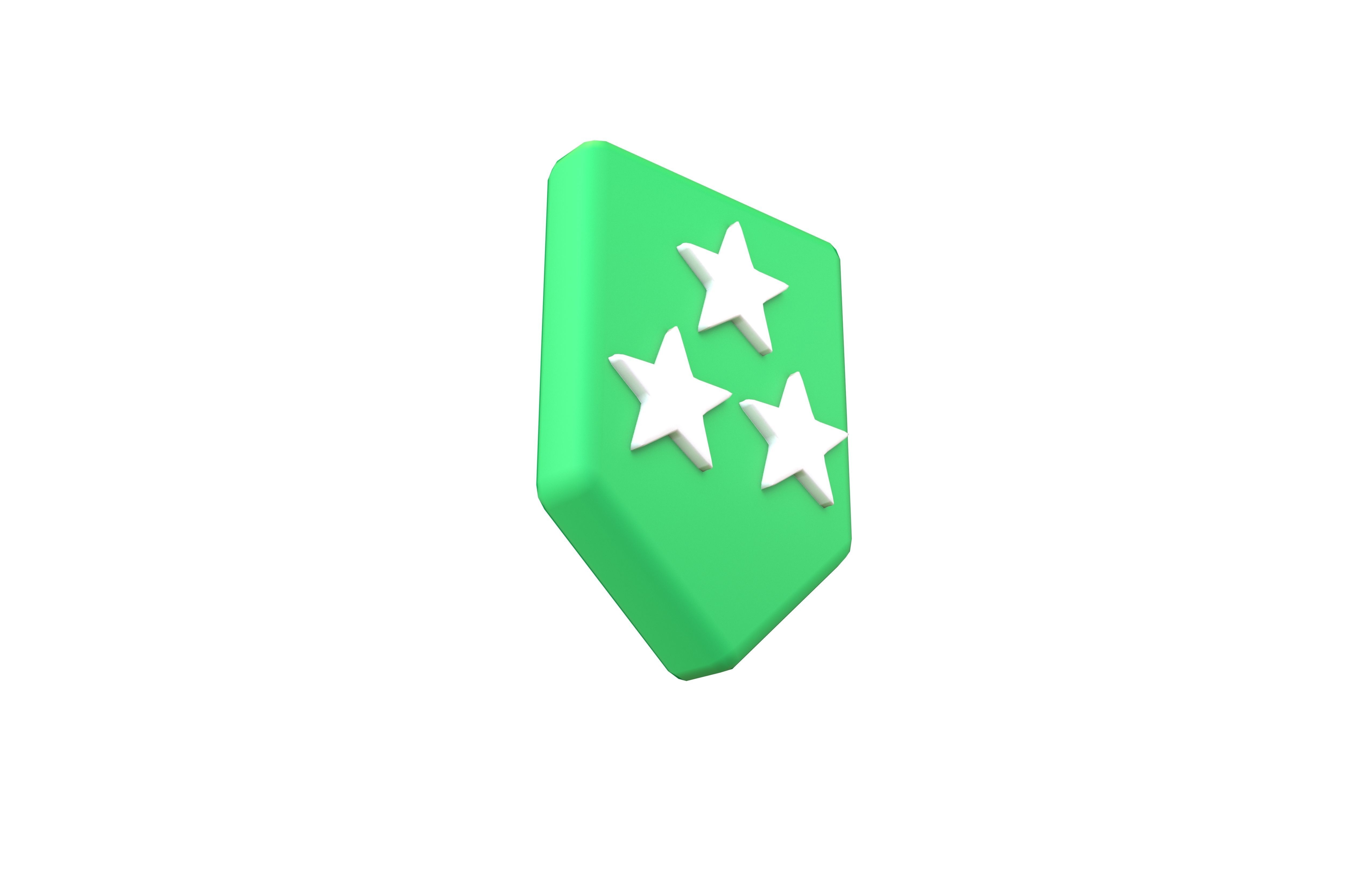 Rank Medal v15 002 Low-poly 3D model_3