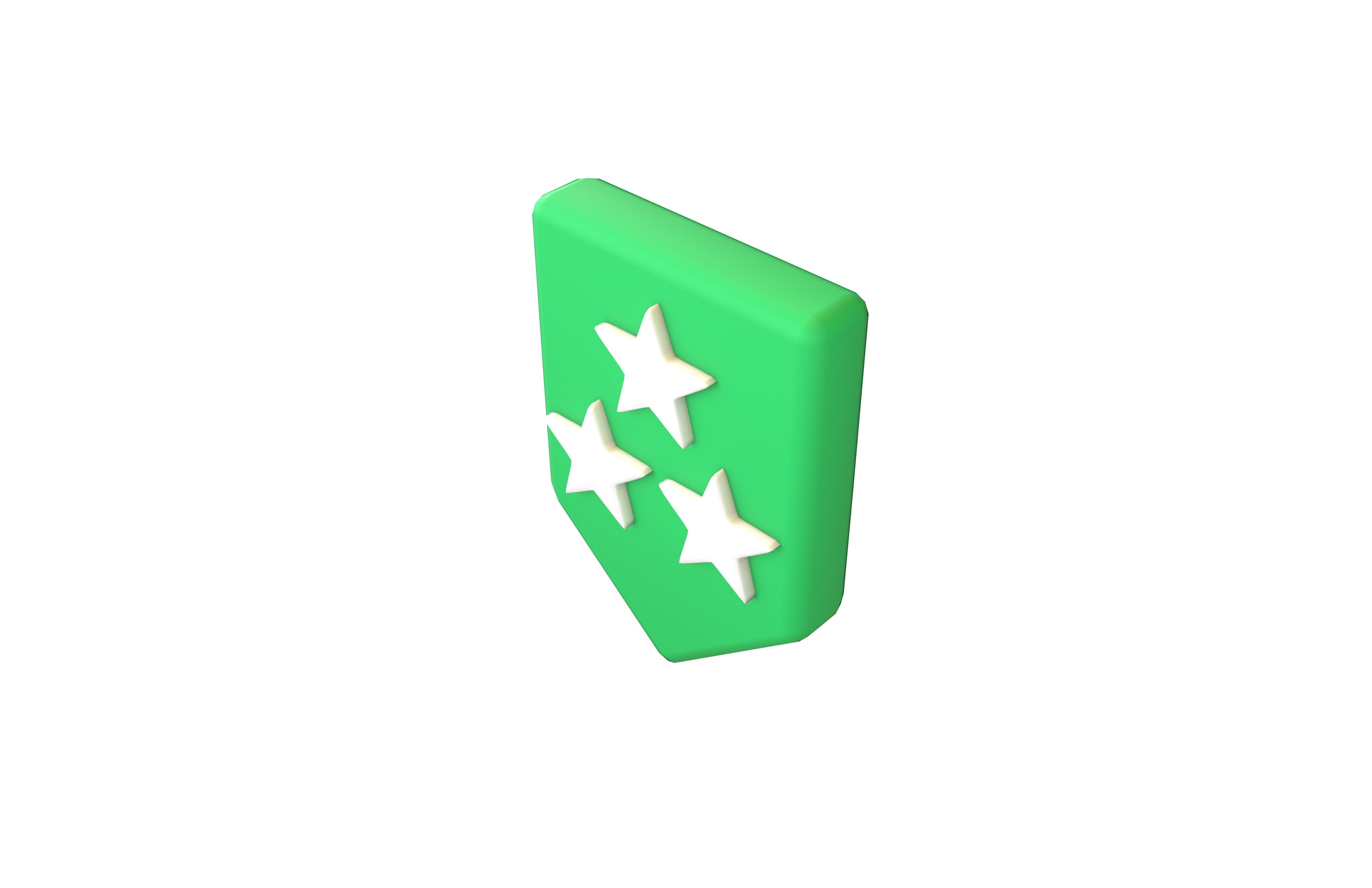 Rank Medal v15 002 Low-poly 3D model_2