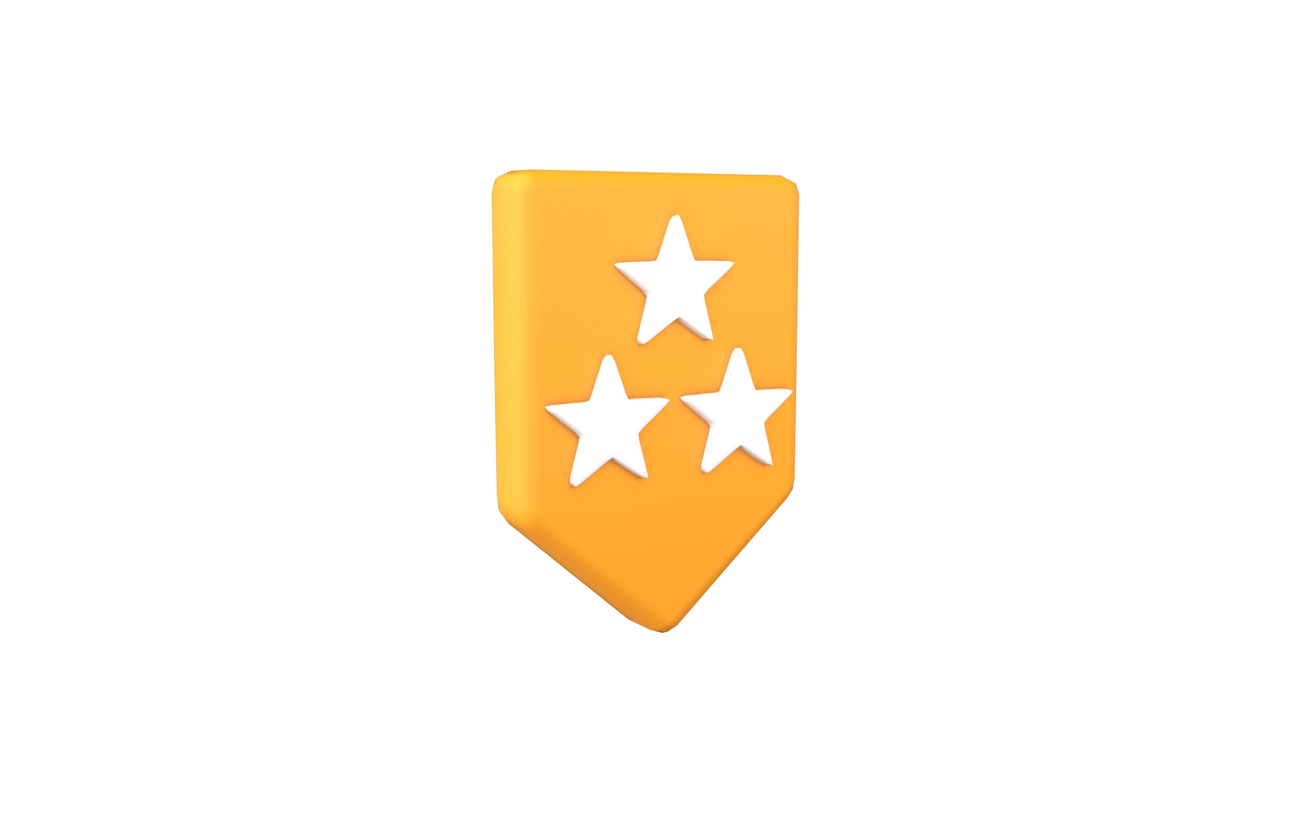 Rank Medal v15 005 Low-poly 3D model_1