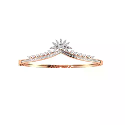 Women Bangle Bracelet STL JCD Render Details 3D print model