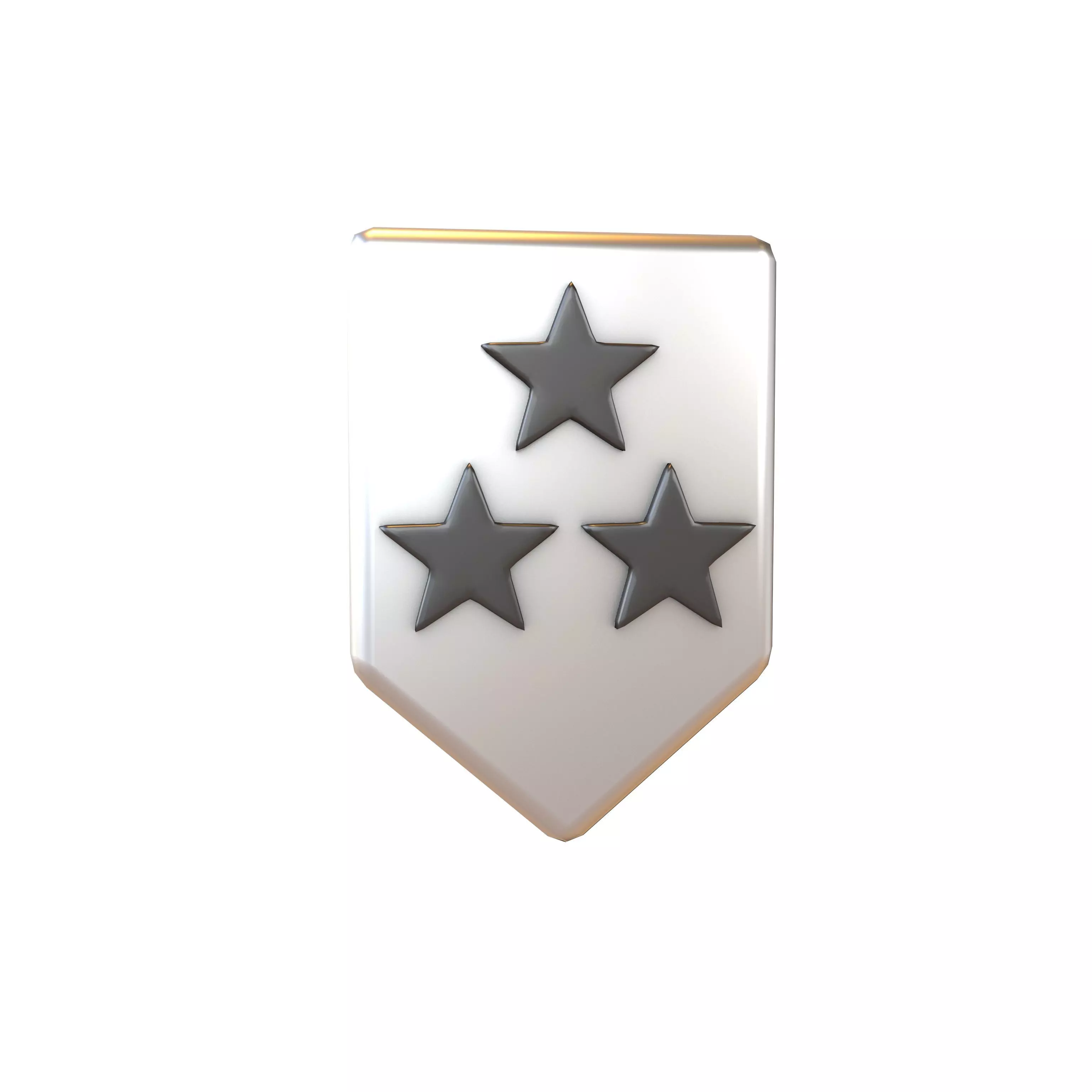 Rank Medal v15 007 Low-poly 3D model