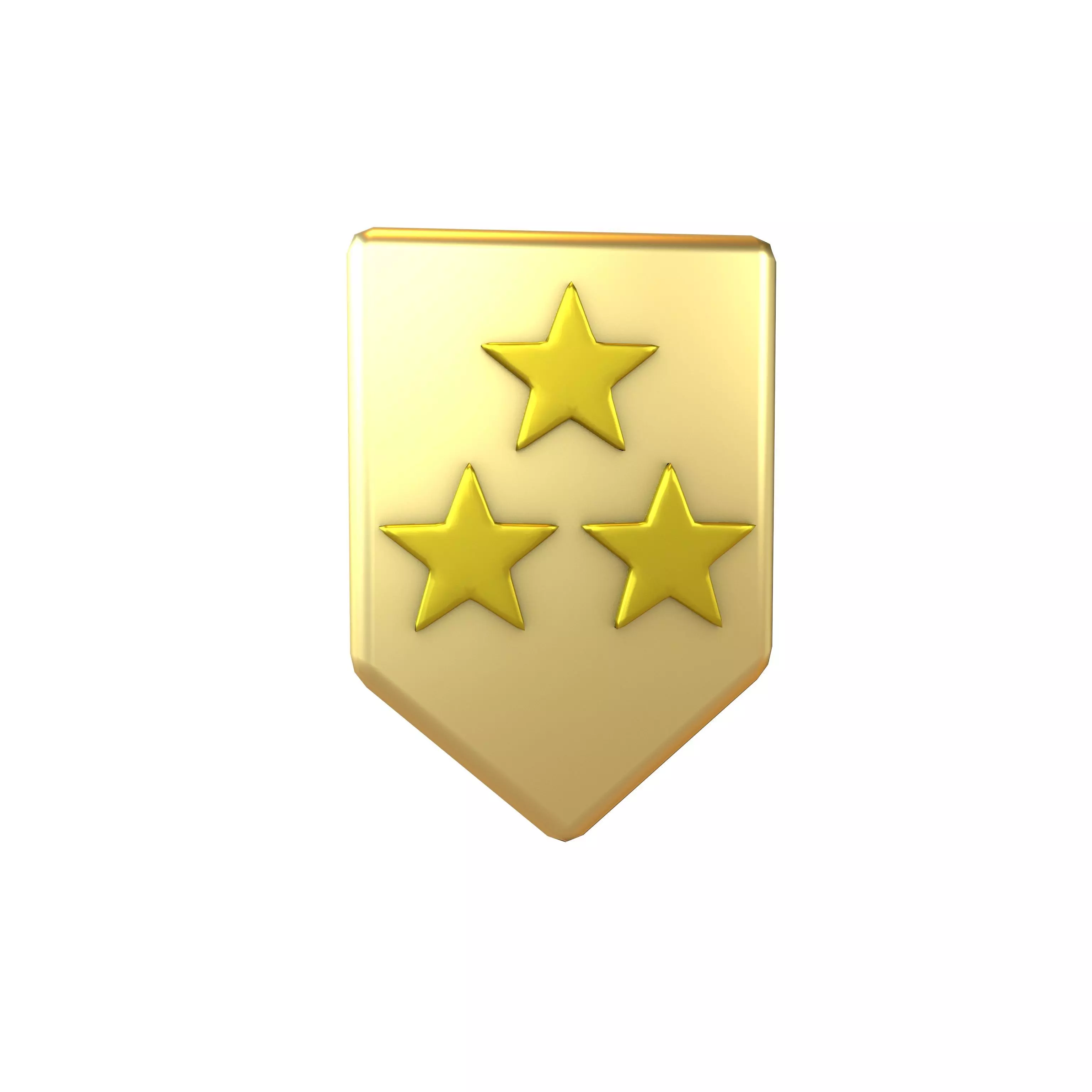 Rank Medal v15 008 Low-poly 3D model