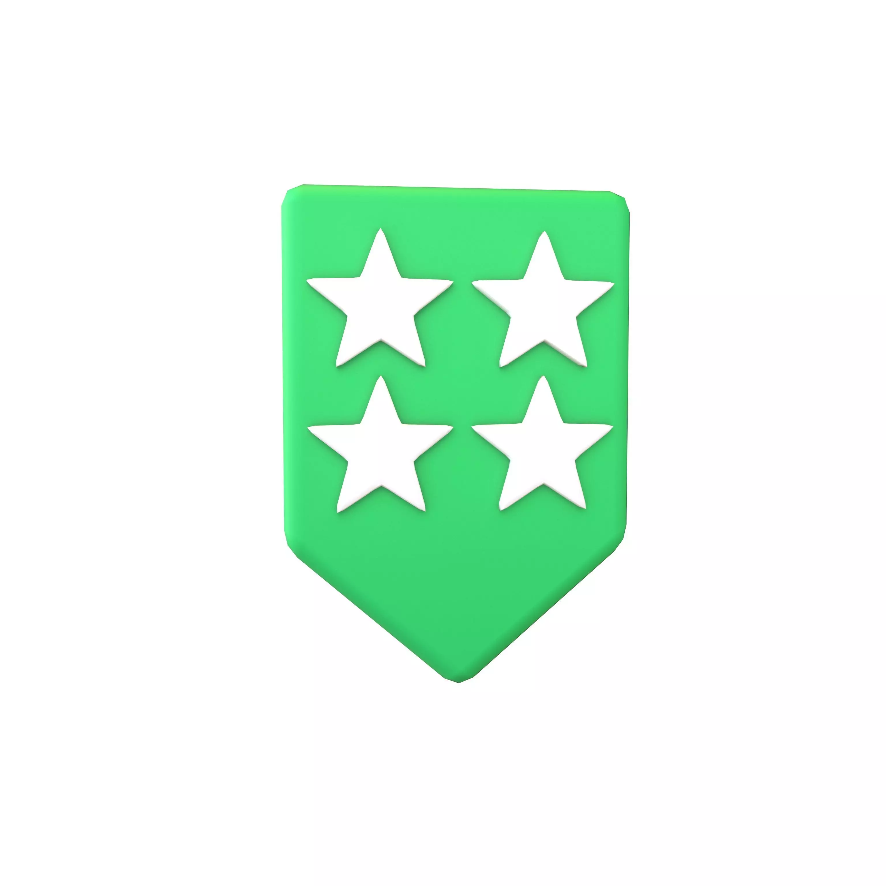 Rank Medal v16 002 Low-poly 3D model