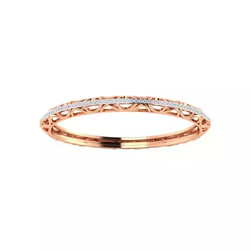 Women Bangle Bracelet STL JCD Render Details