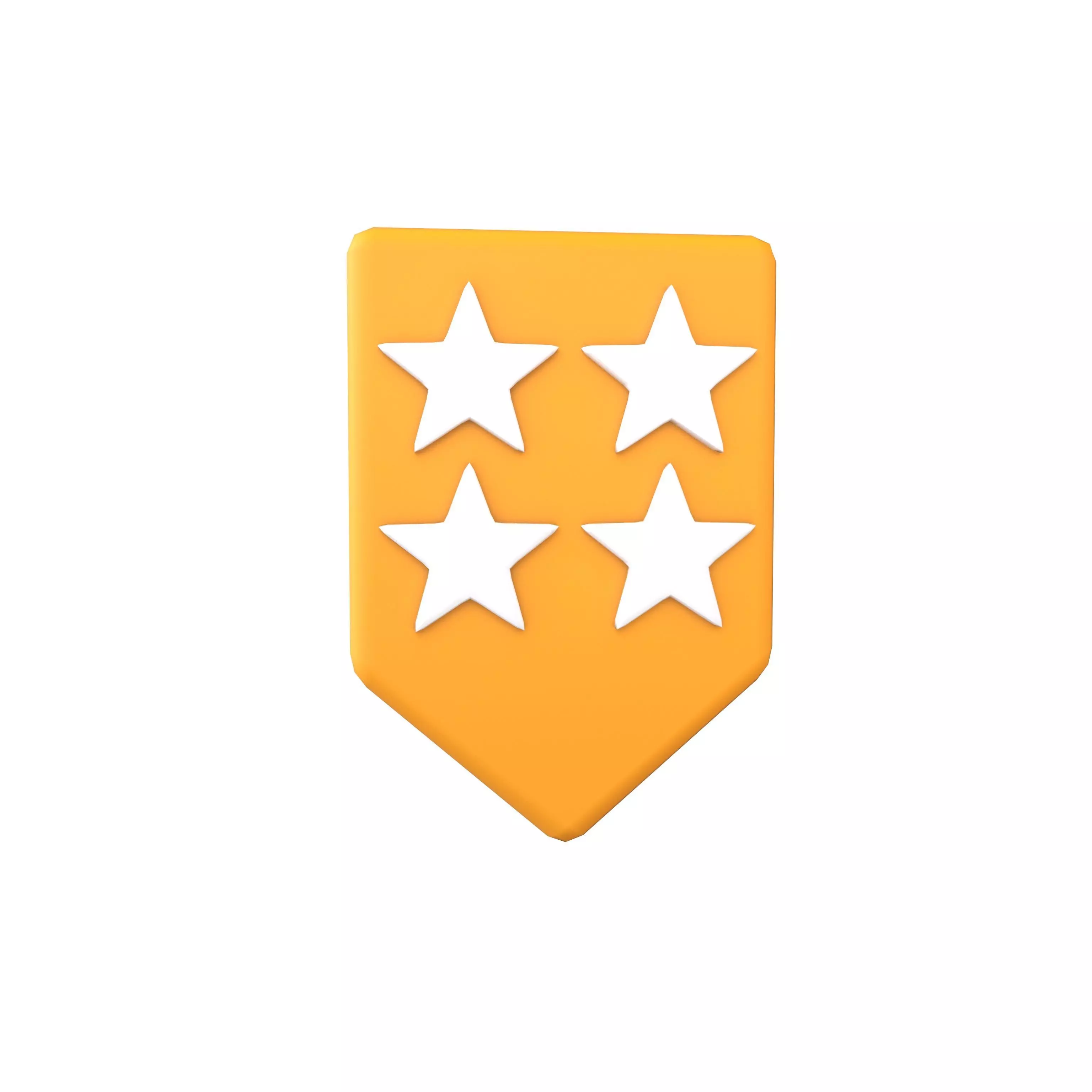 Rank Medal v16 005 Low-poly 3D model